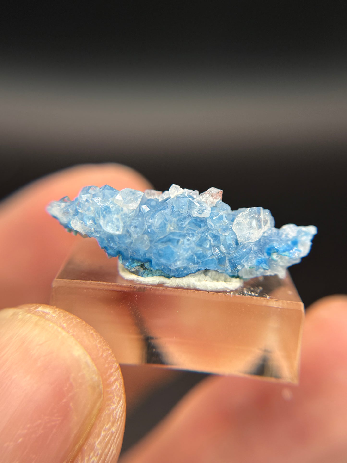 Shattuckite in Quartz, Kunene Region, Namibia