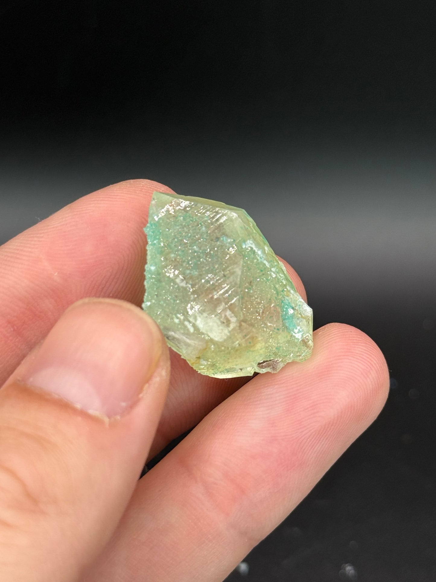 Dioptase and Quartz, Kunene Region, Namibia