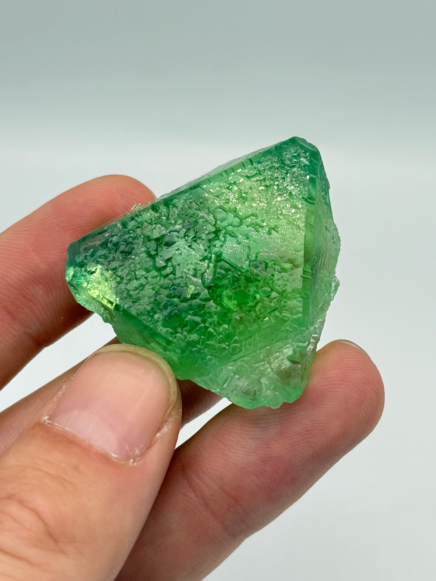 Fluorite, Milpo mine, Atacocha, Pasco Prov., Peru