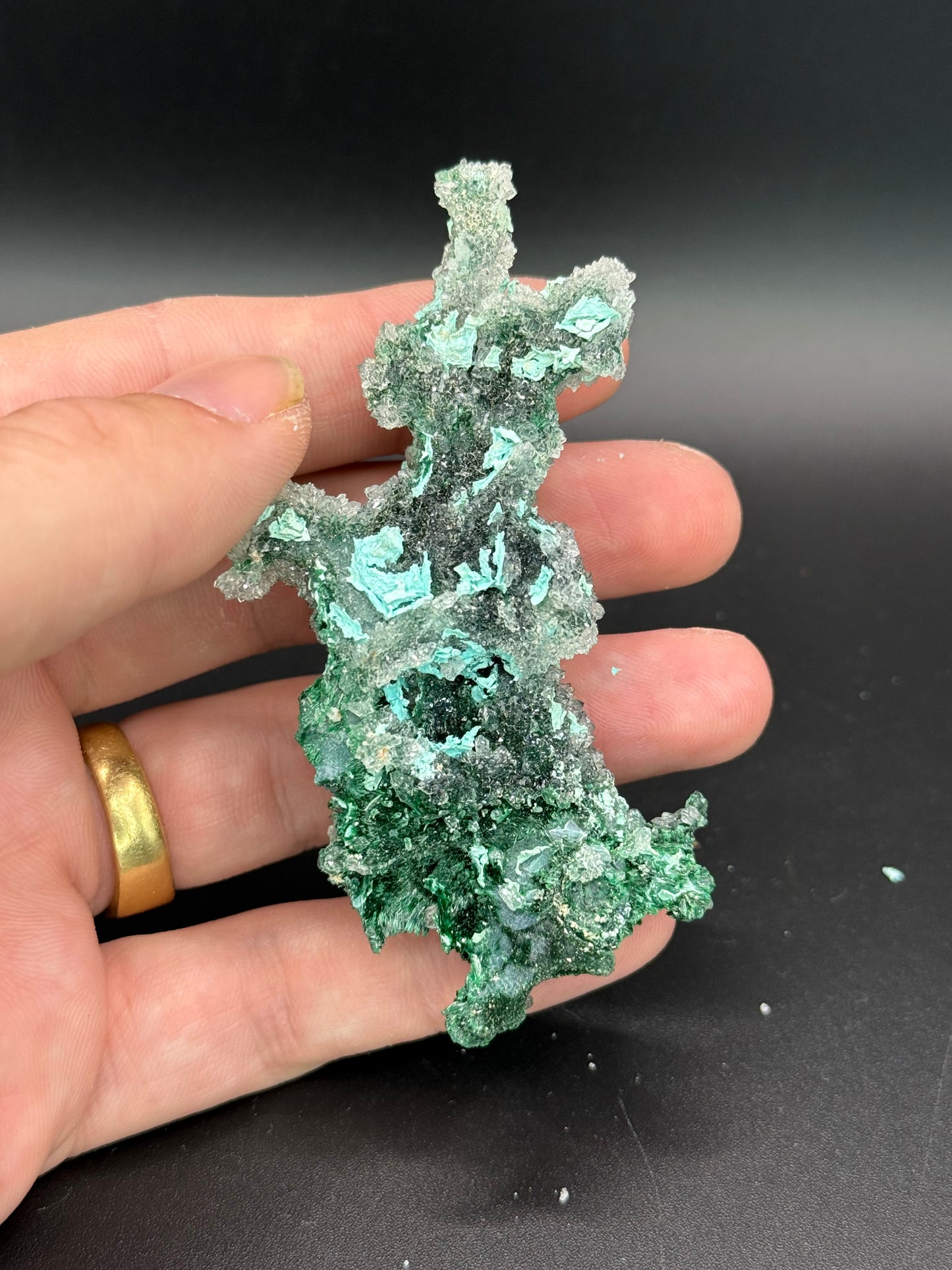 Malachite and Quartz, Kunene Region, Namibia
