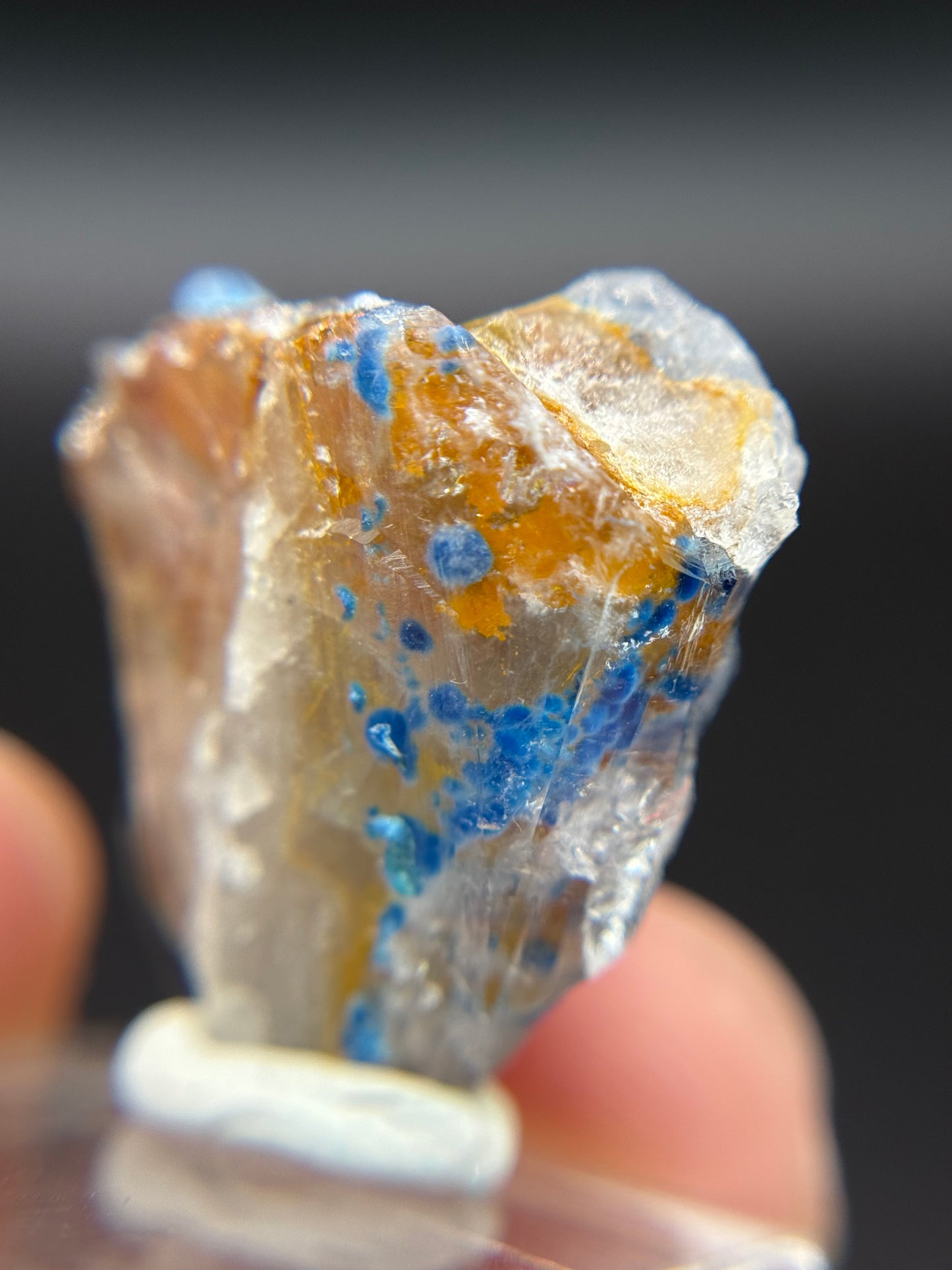 Shattuckite in Quartz, Kunene Region, Namibia