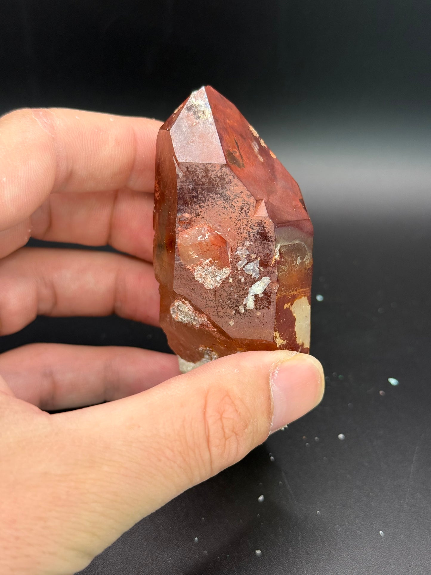 Iron Stain Quartz and Calcite, Kunene Region, Namibia