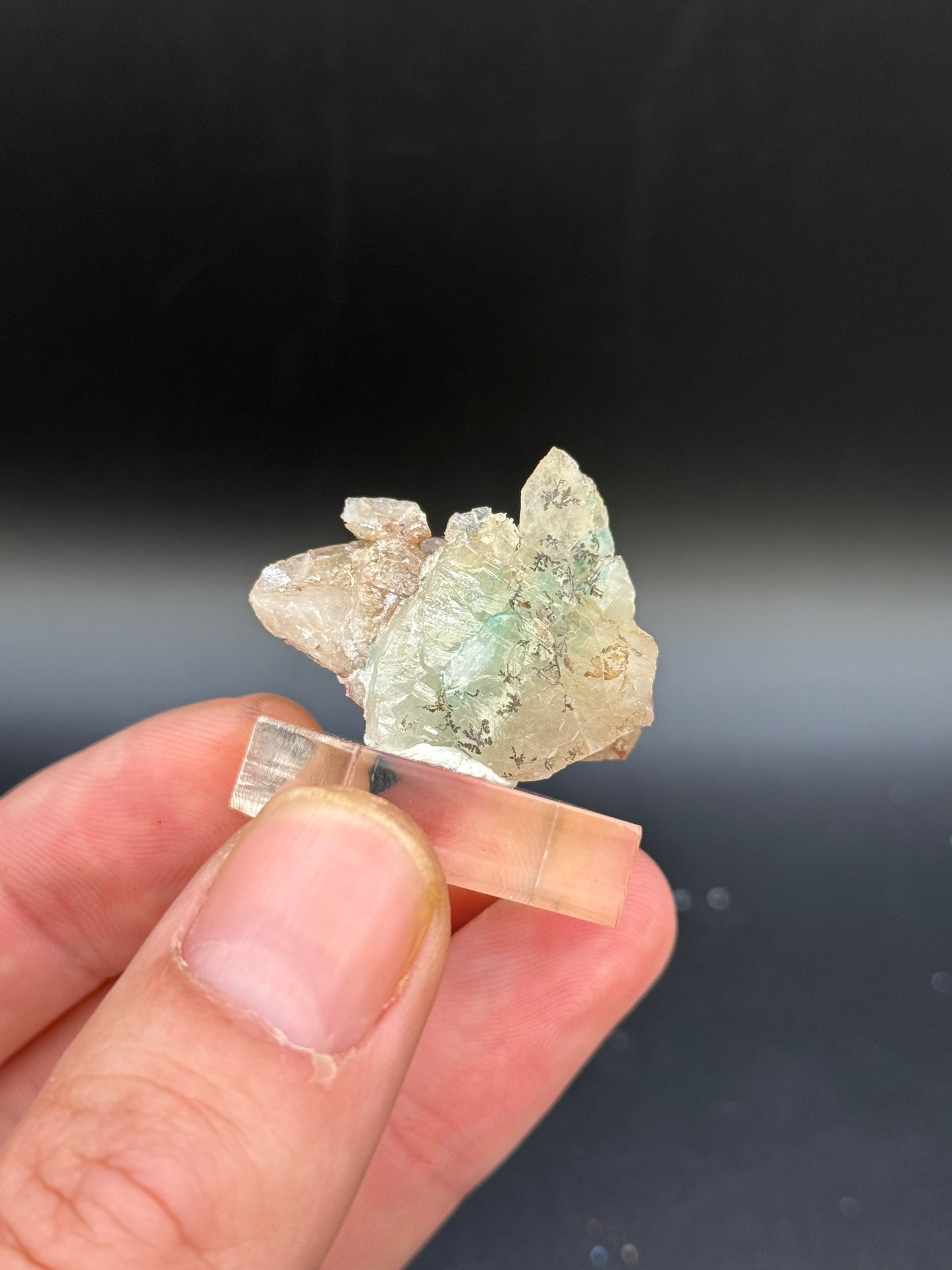 Dioptase and Quartz, Kunene Region, Namibia