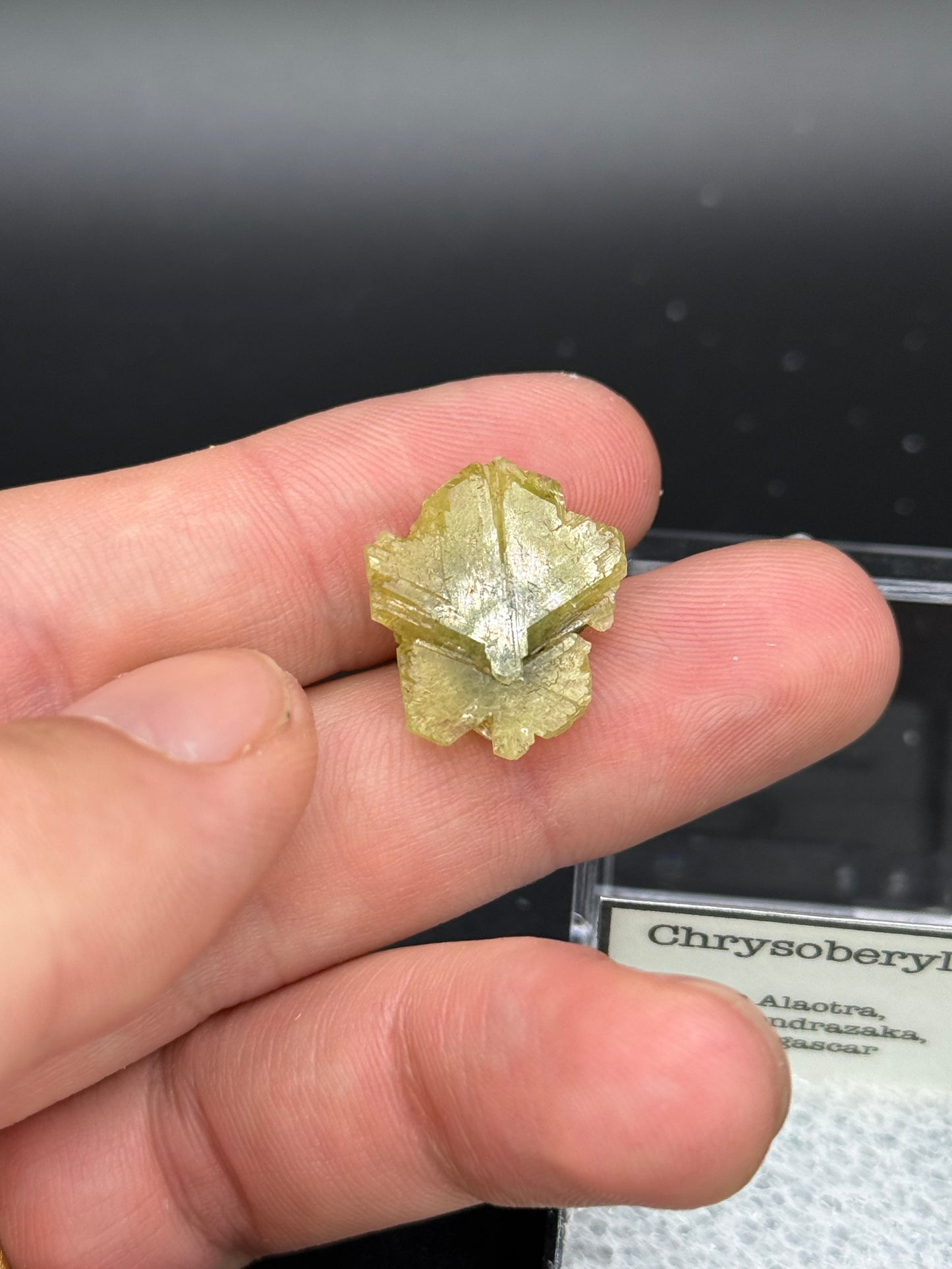 Chrysoberyl, Lac Alaotra, Ambatondrazaka, Madagascar