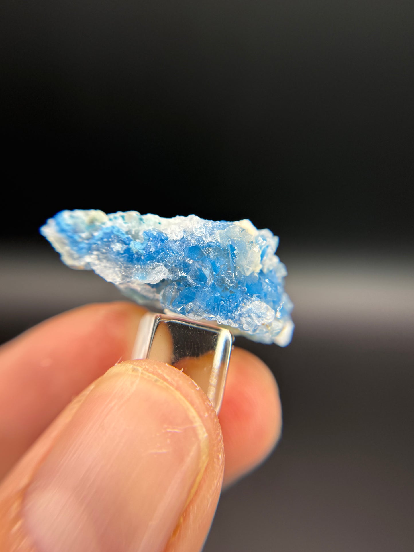 Shattuckite in Quartz, Kunene Region, Namibia