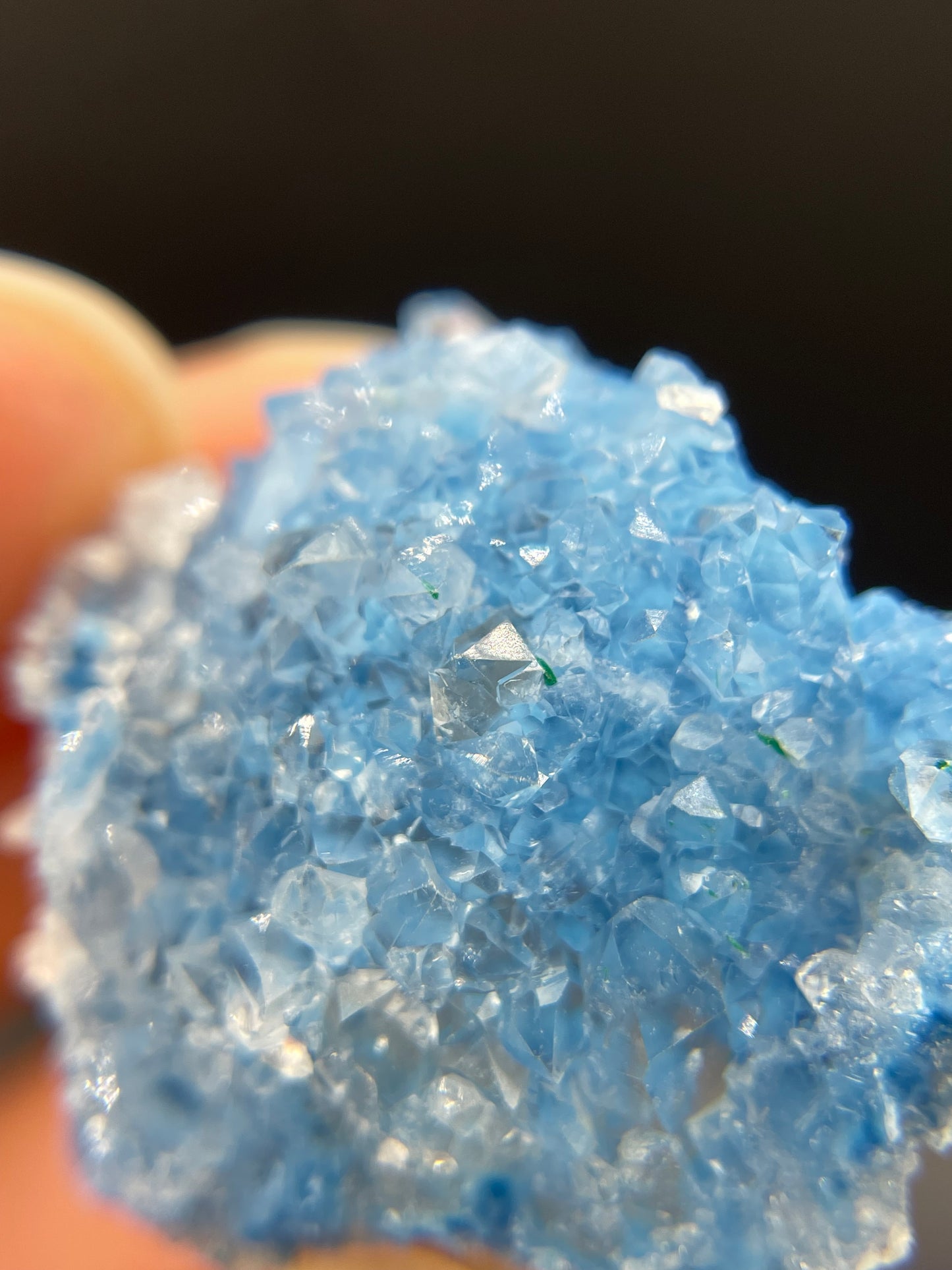 Shattuckite in Quartz, Kunene Region, Namibia