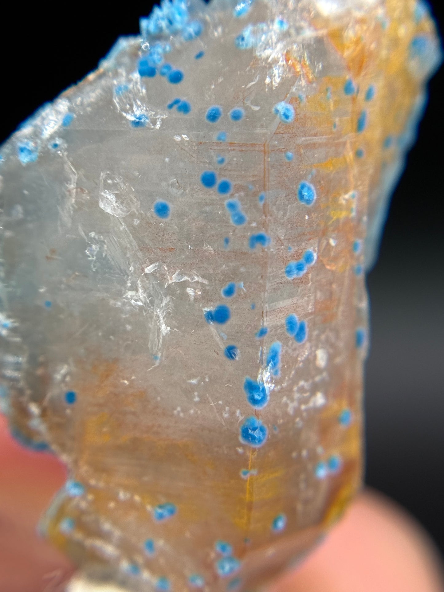 Shattuckite in Quartz, Kunene Region, Namibia