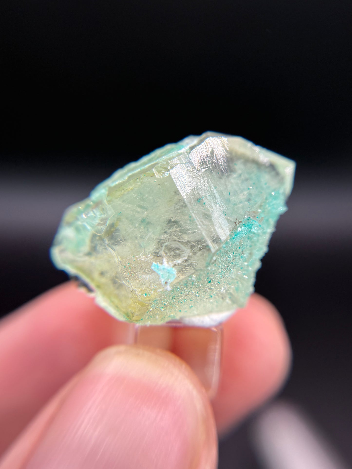 Dioptase and Quartz, Kunene Region, Namibia