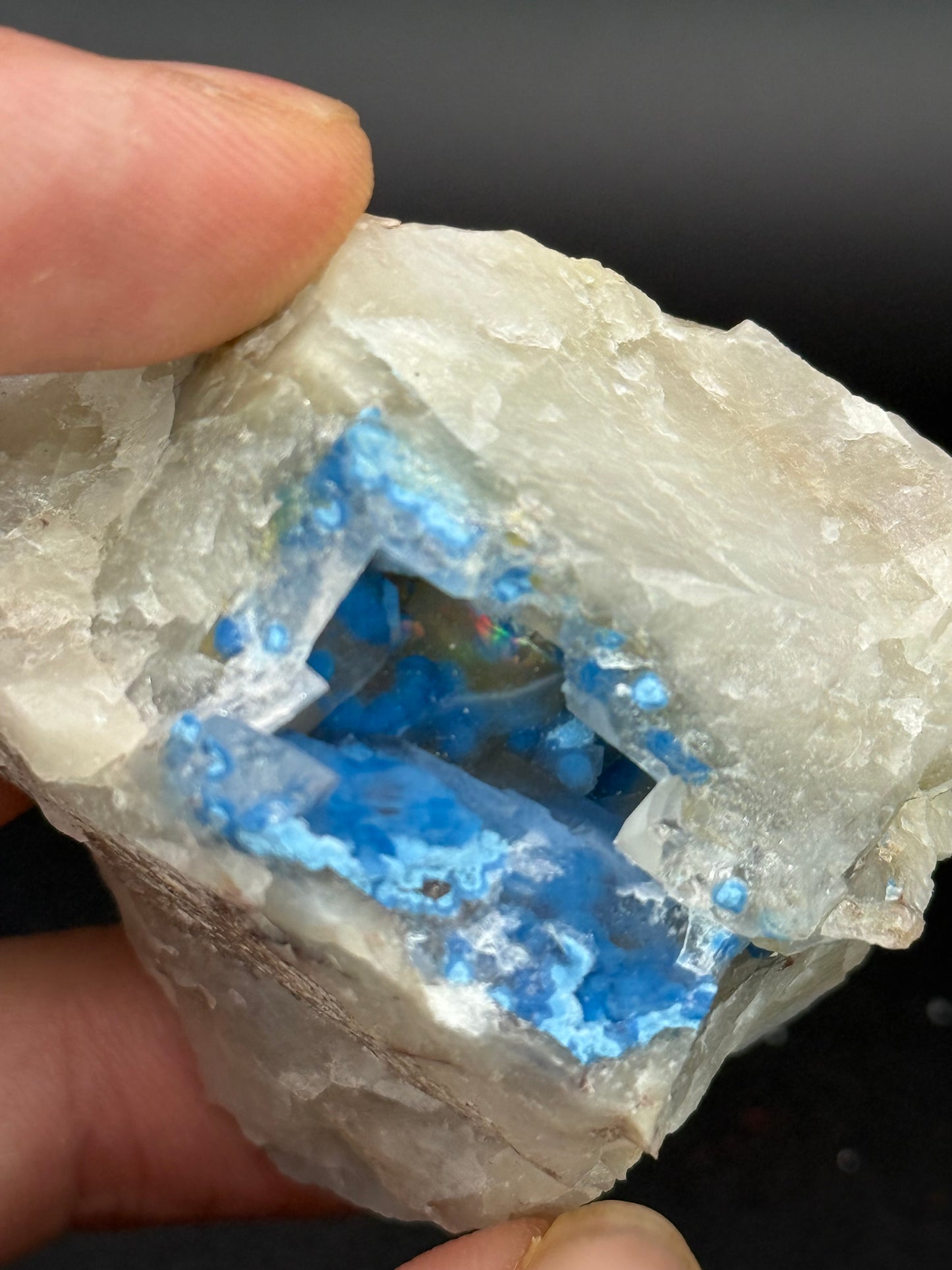 Shattuckite and Quartz, Kunene Region, Namibia
