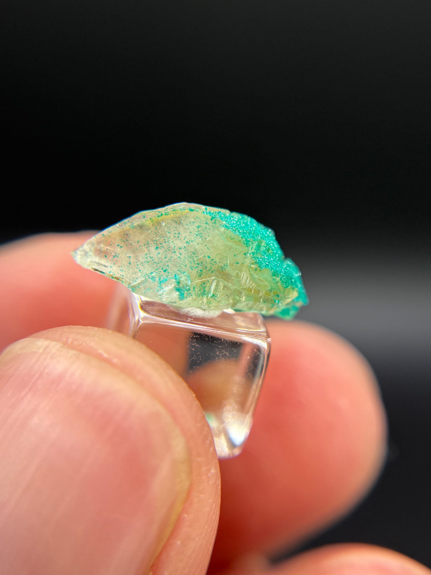 Dioptase and Quartz, Kunene Region, Namibia