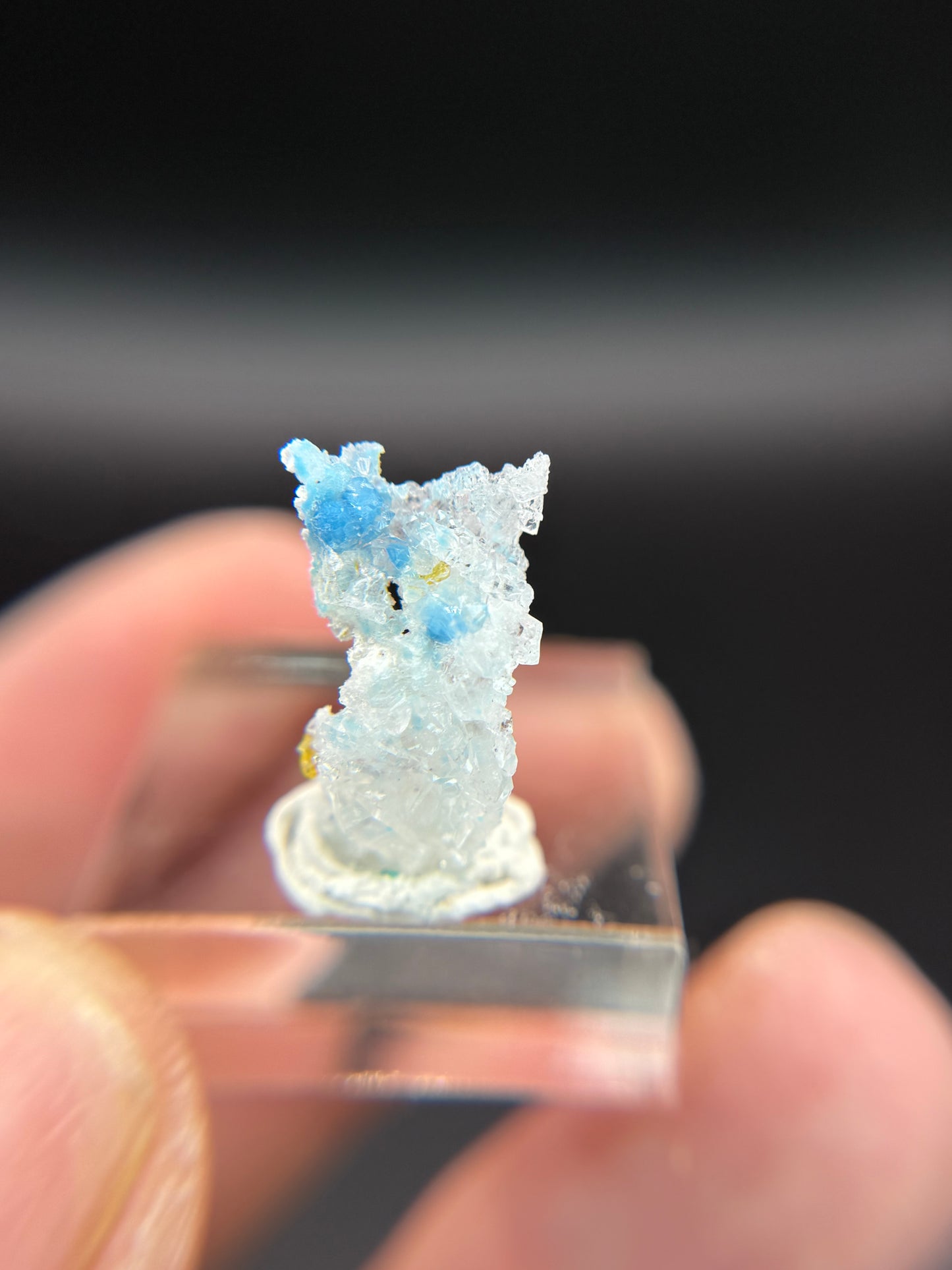 Shattuckite in Quartz, Kunene Region, Namibia
