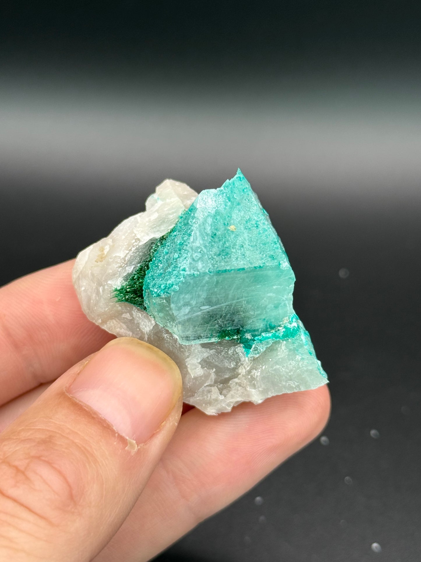 Dioptase, Malachite and Quartz, Kunene Region, Namibia