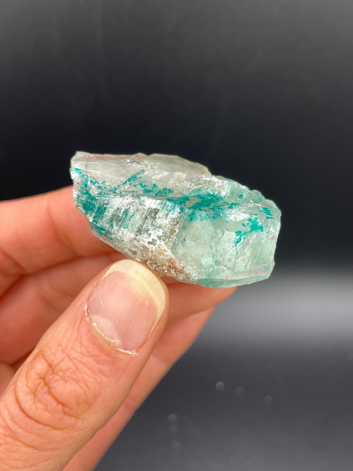 Dioptase and Quartz, Kunene Region, Namibia