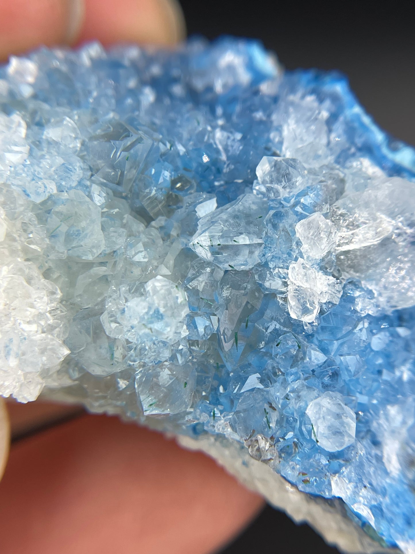 Shattuckite in Quartz, Kunene Region, Namibia