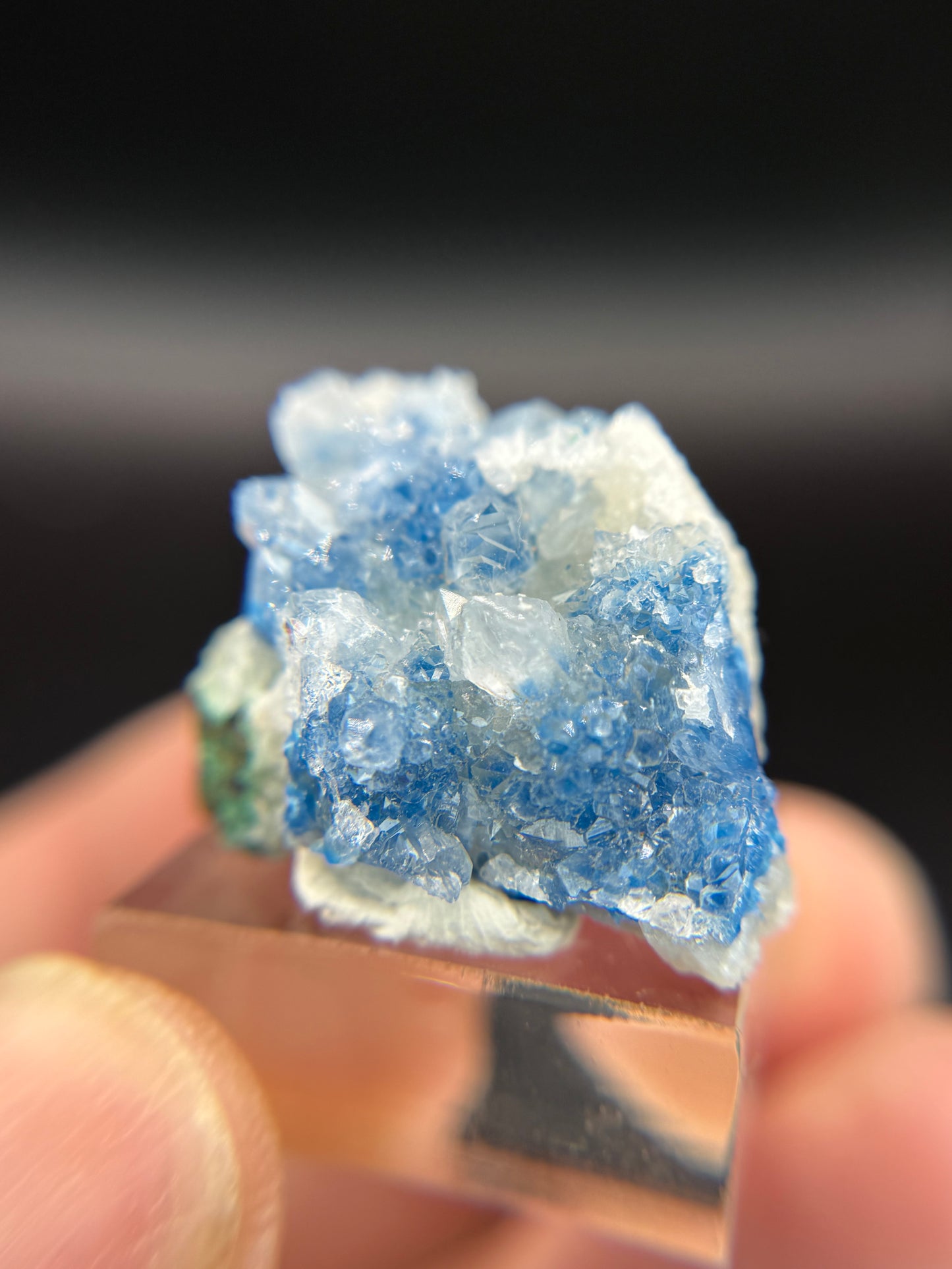 Shattuckite in Quartz, Kunene Region, Namibia