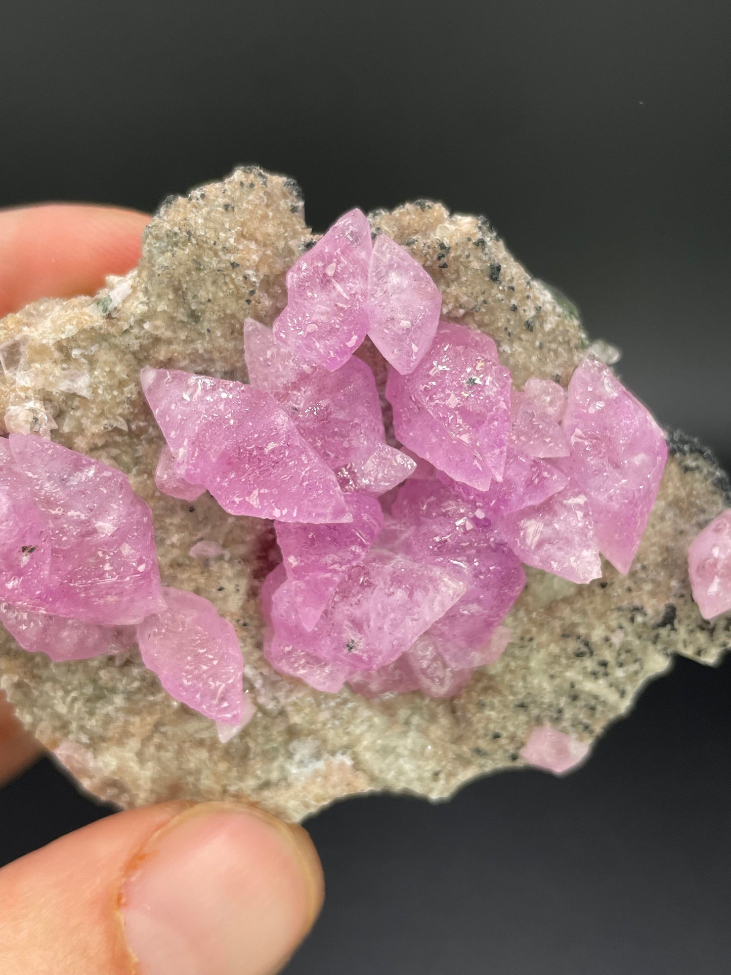 Cobaltoan Calcite, Kolwezite, Kolwezi, Lualaba Province, Democratic Republic of Congo