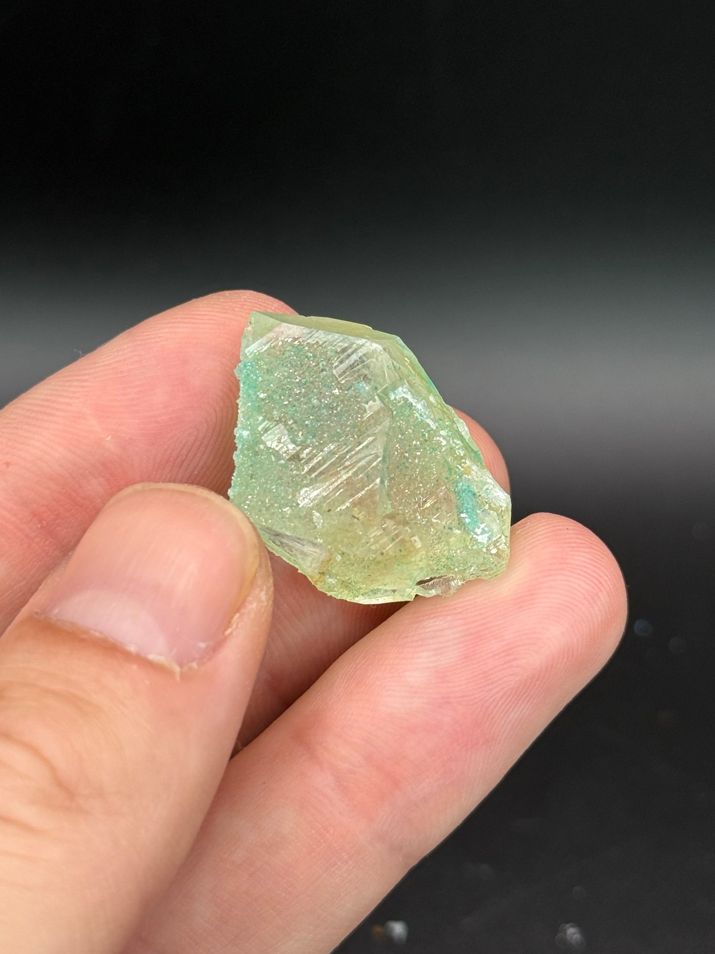 Dioptase and Quartz, Kunene Region, Namibia