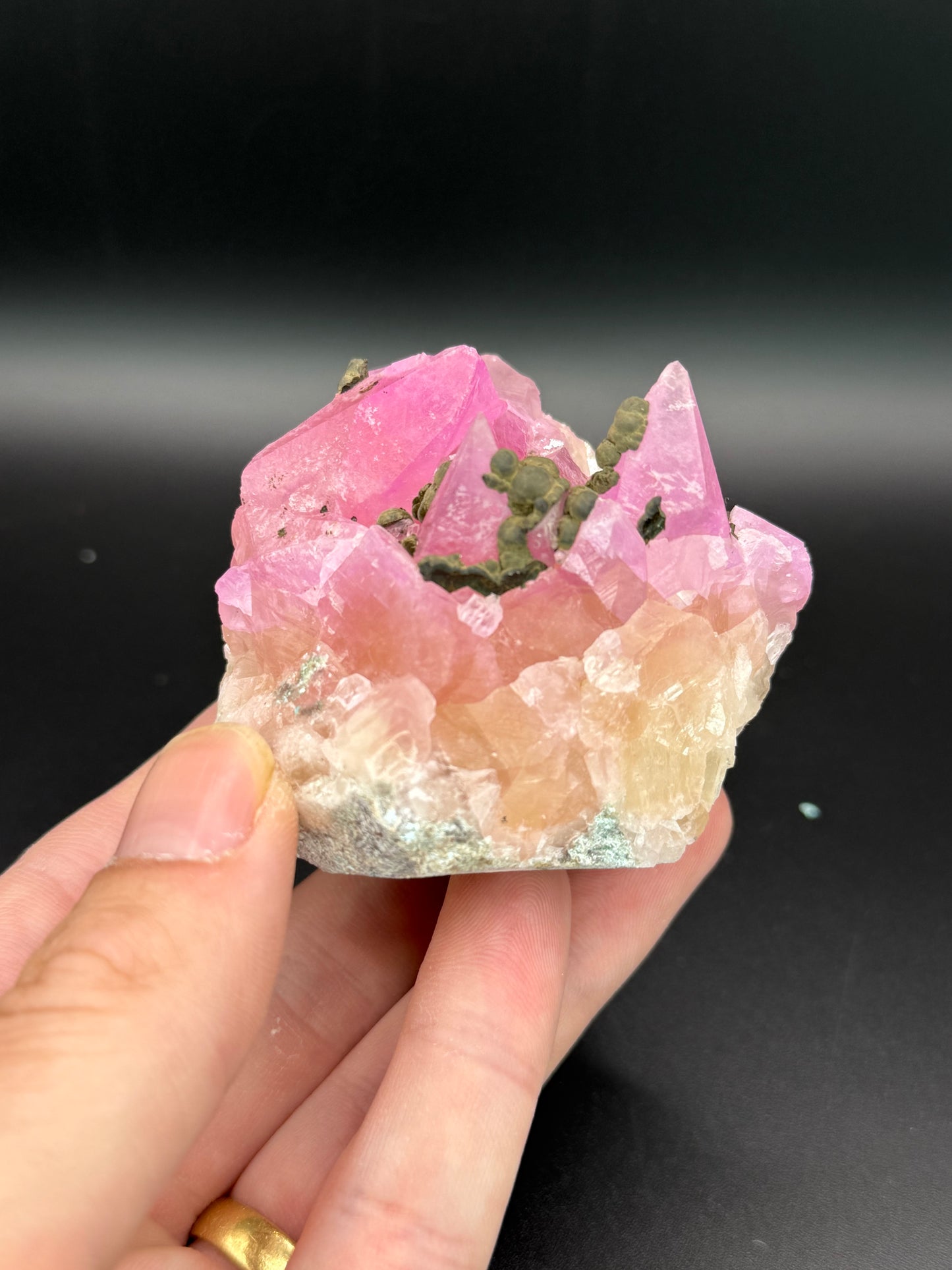 Cobaltoan Calcite, Mashamba West Mine, Kolwezi, Lualaba, DR Congo