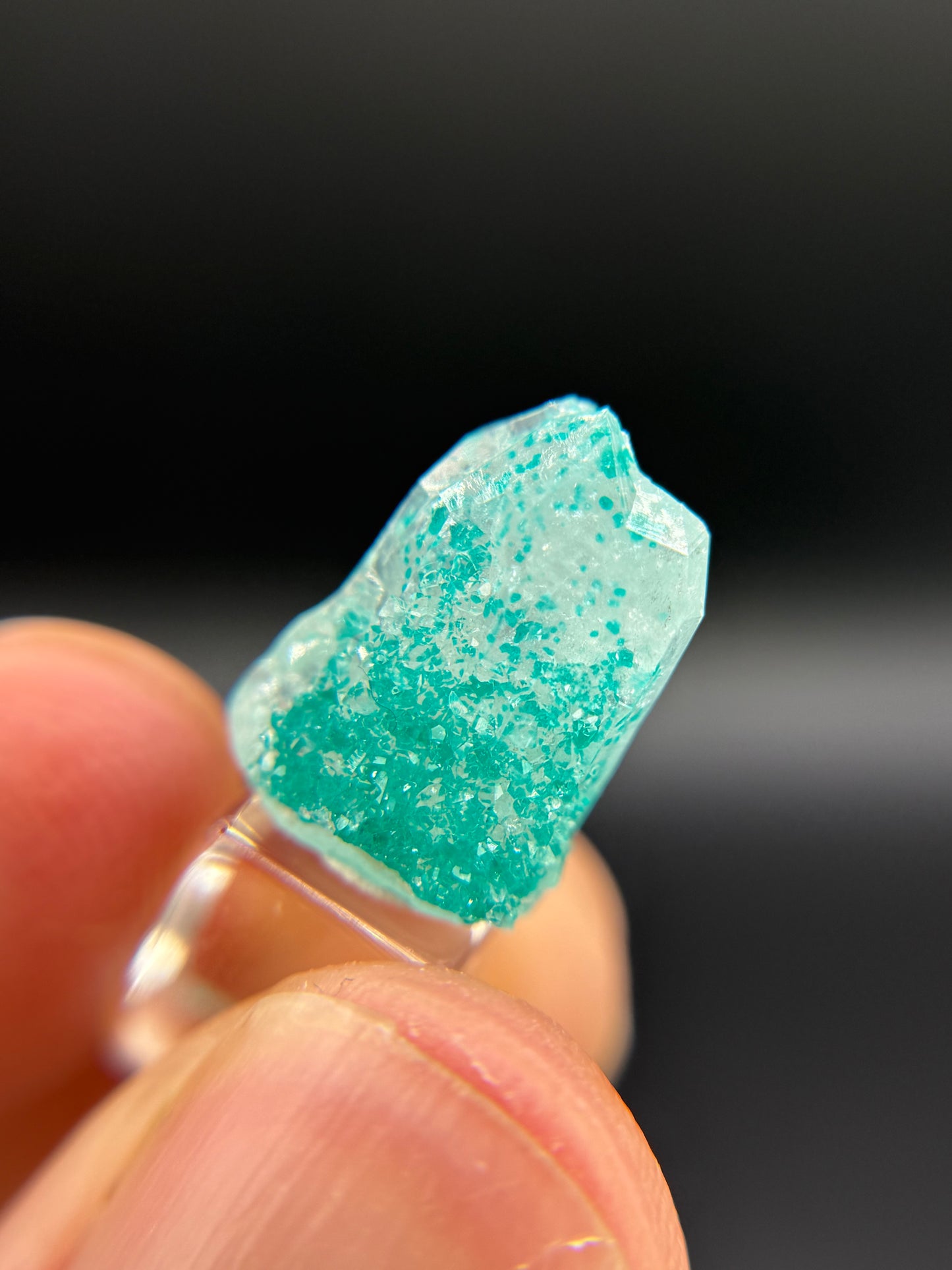 Dioptase and Quartz, Kunene Region, Namibia
