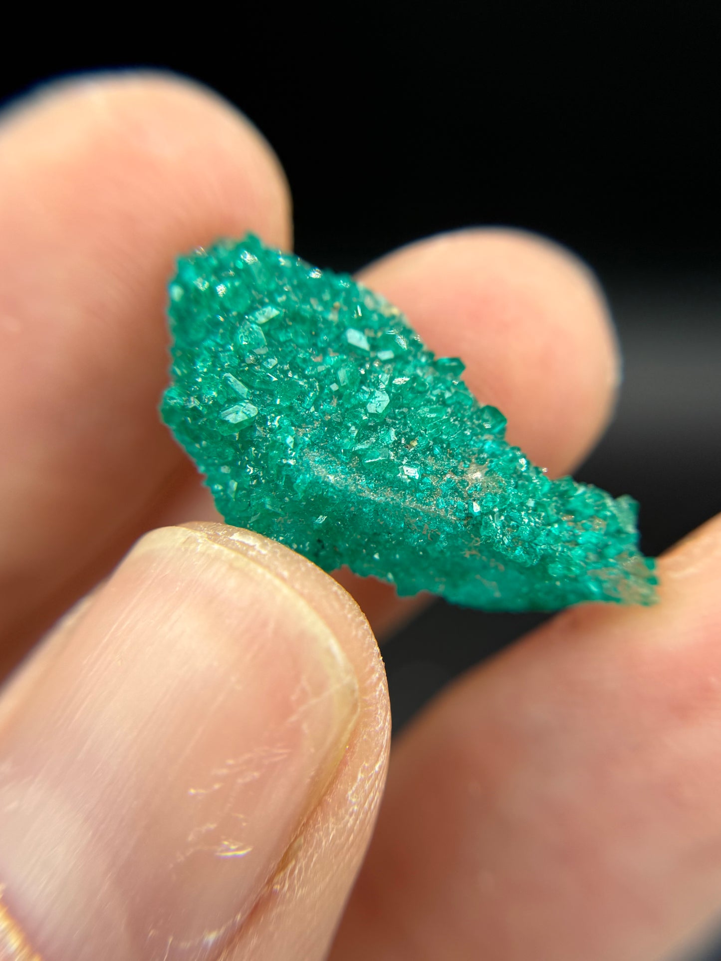 Dioptase and Quartz, Kunene Region, Namibia