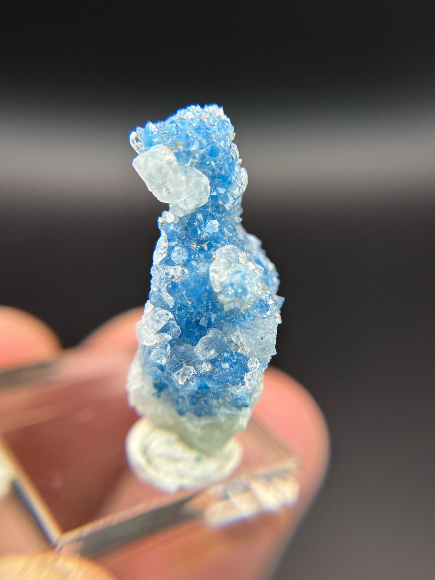 Shattuckite in Quartz, Kunene Region, Namibia