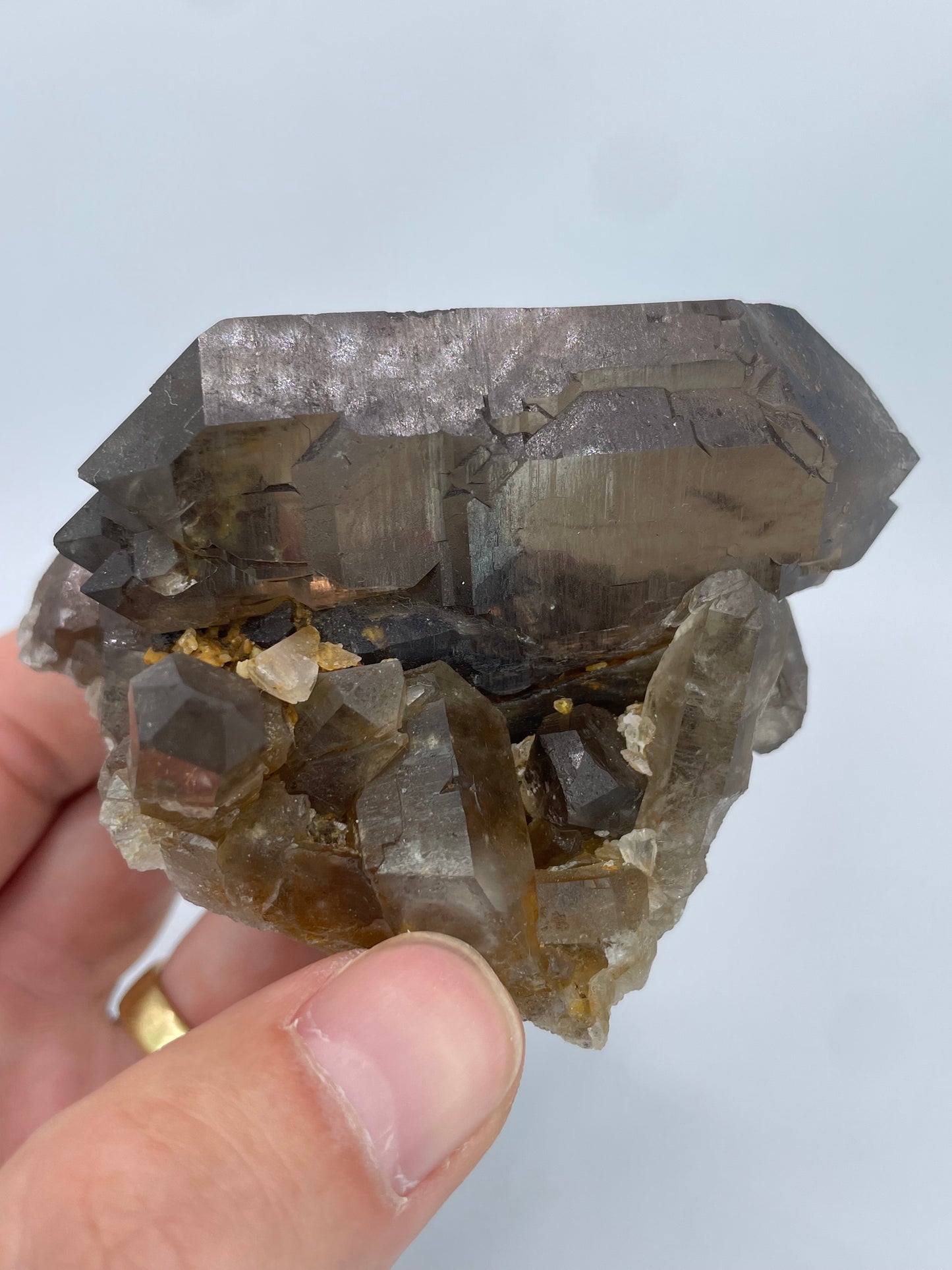 Gwindel Smoky Quartz, Sidelenglacier, Furka, Uri, Switzerland