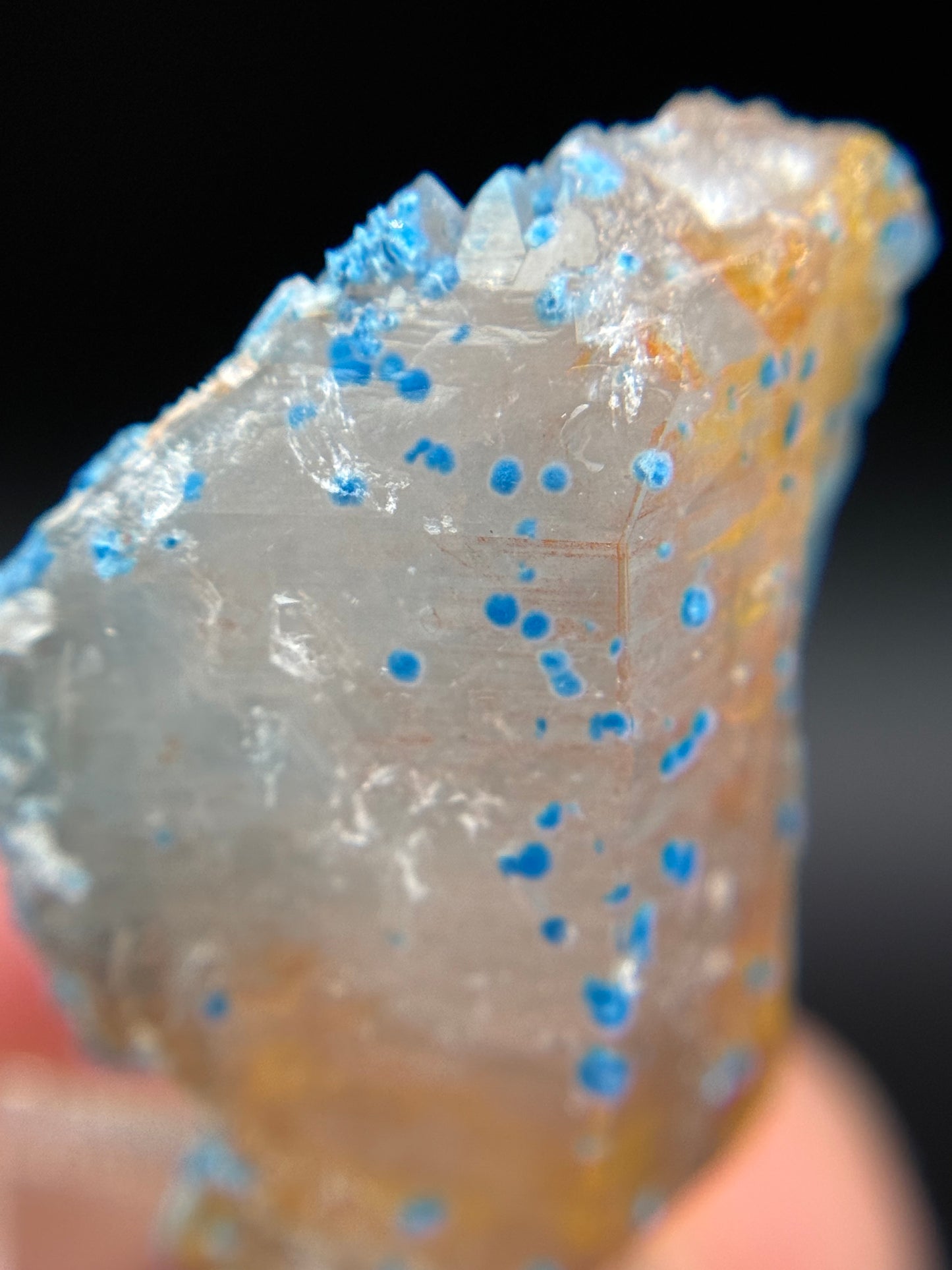 Shattuckite in Quartz, Kunene Region, Namibia