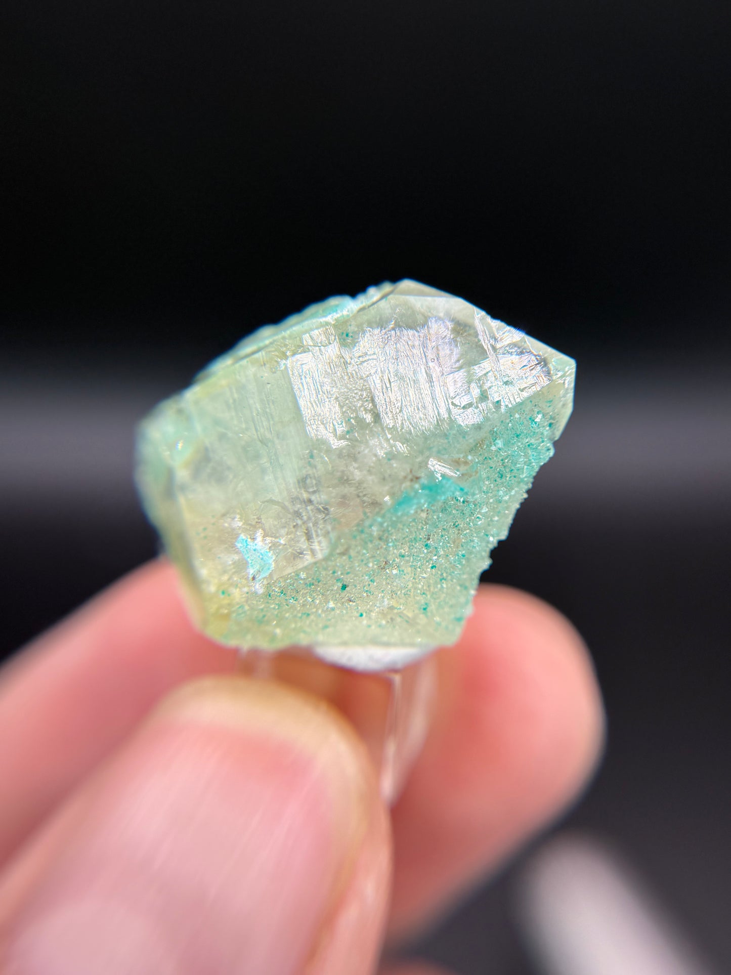 Dioptase and Quartz, Kunene Region, Namibia