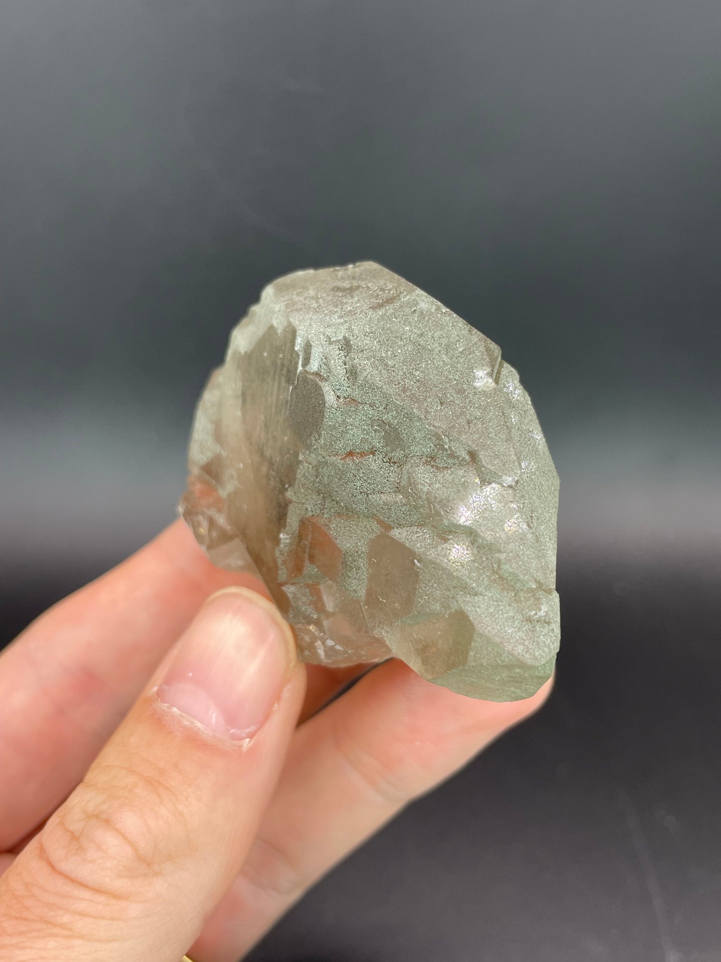 Gwindel Quartz with Chlorite, Mont Blanc, Chamonix, France