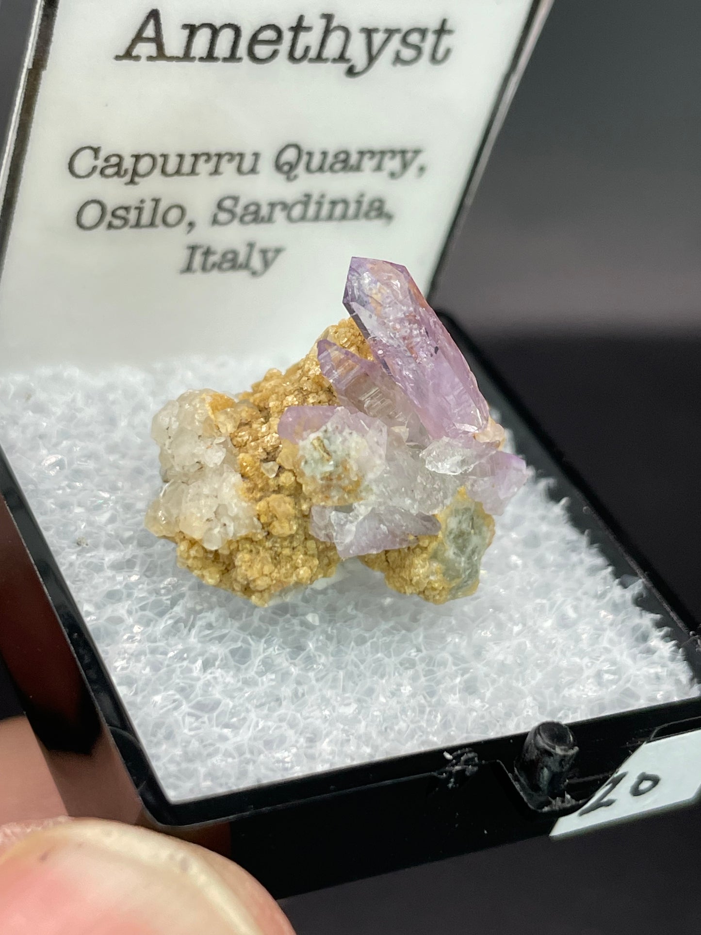 Amethyst, Capurru Quarry, Osilo, Sardinia, Italy