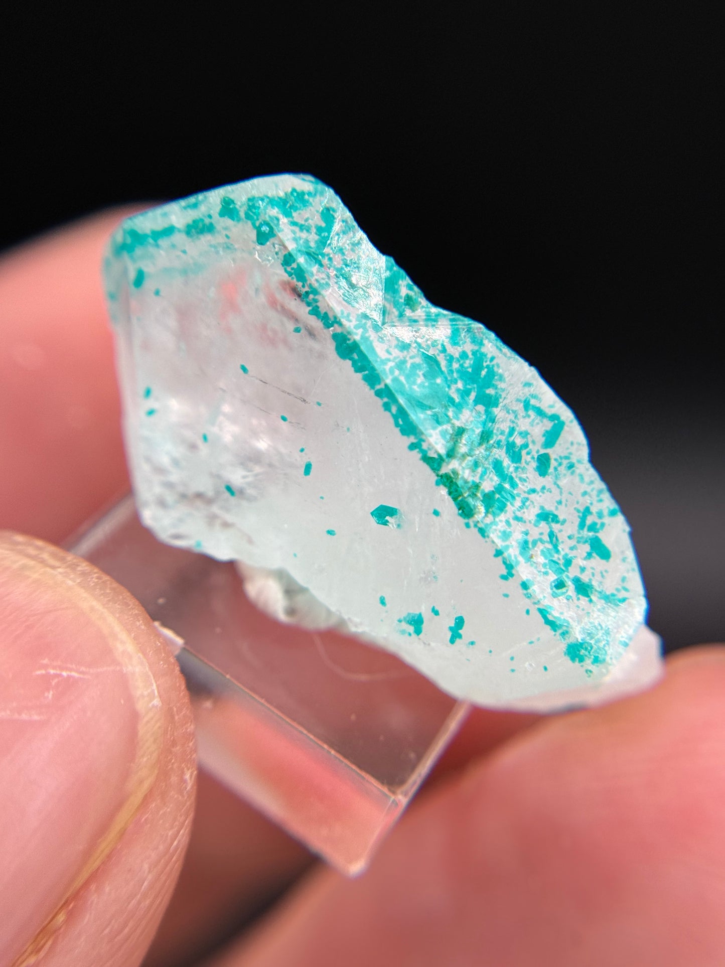 Dioptase and Quartz, Kunene Region, Namibia