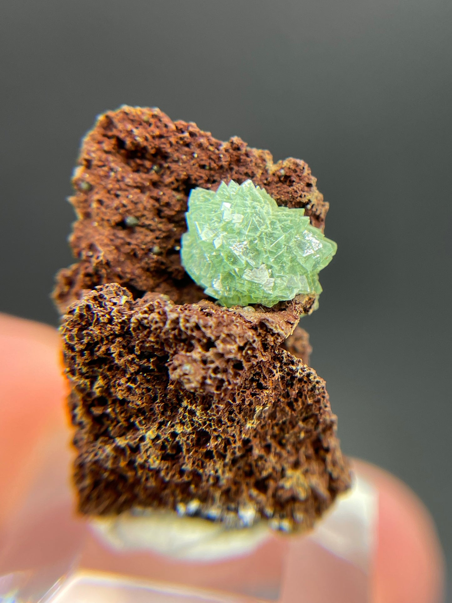 Cuprian Adamite, Ojuela Mine, Mapimi, Durango, Mexico