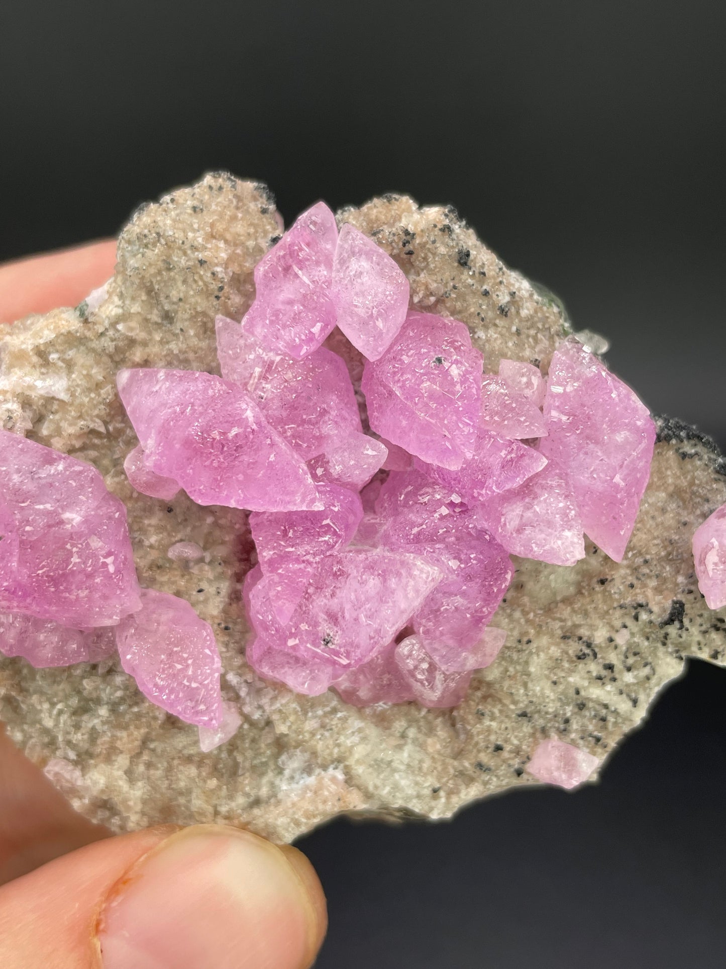 Cobaltoan Calcite, Kolwezite, Kolwezi, Lualaba Province, Democratic Republic of Congo