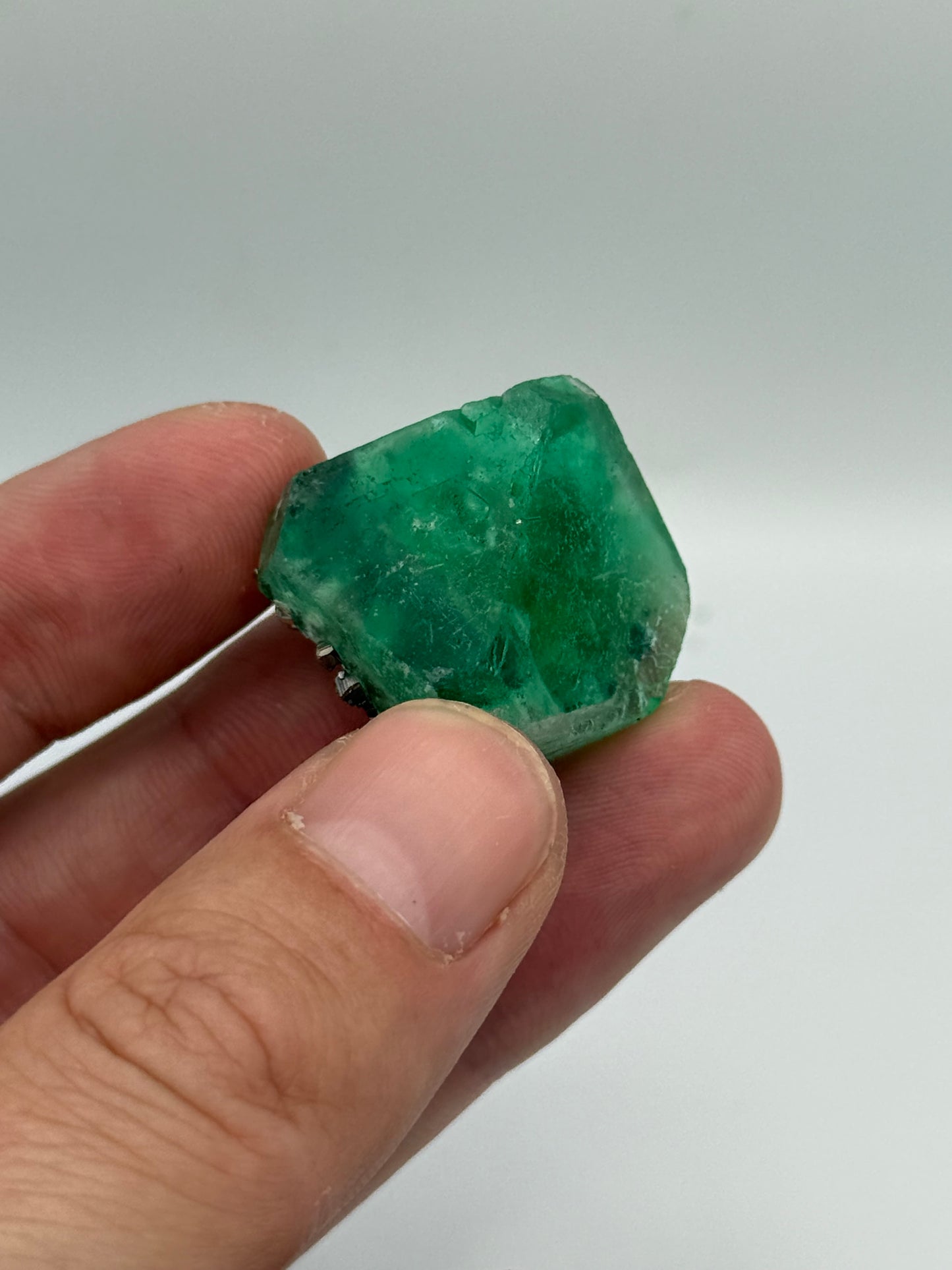 Fluorite, Milpo mine, Atacocha, Pasco Prov., Peru