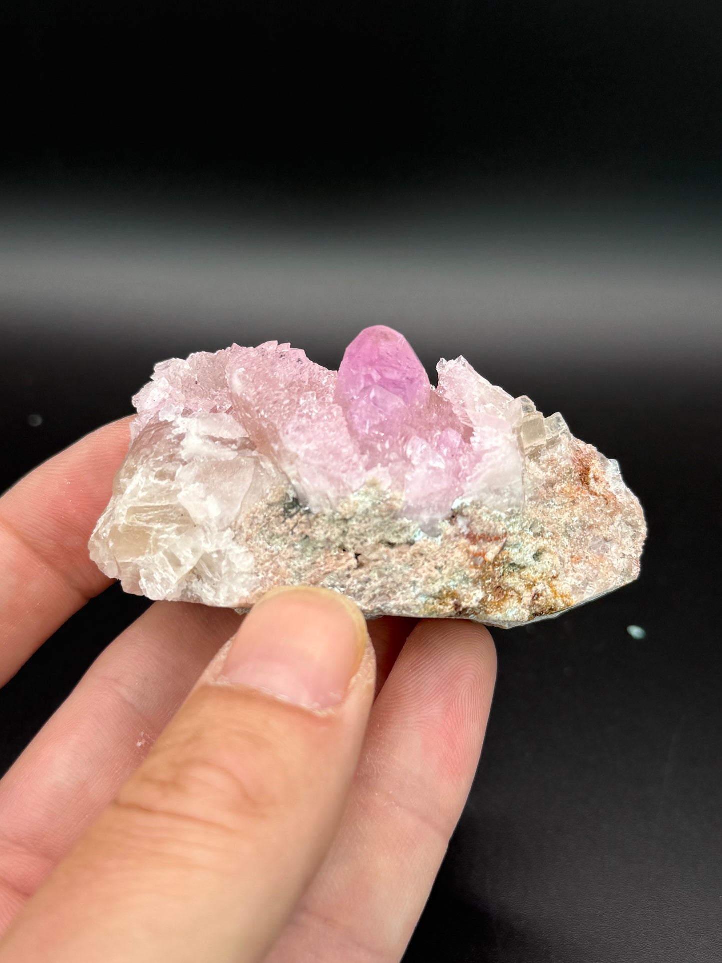 Cobaltoan Calcite, Mashamba West Mine, Kolwezi, Lualaba, DR Congo