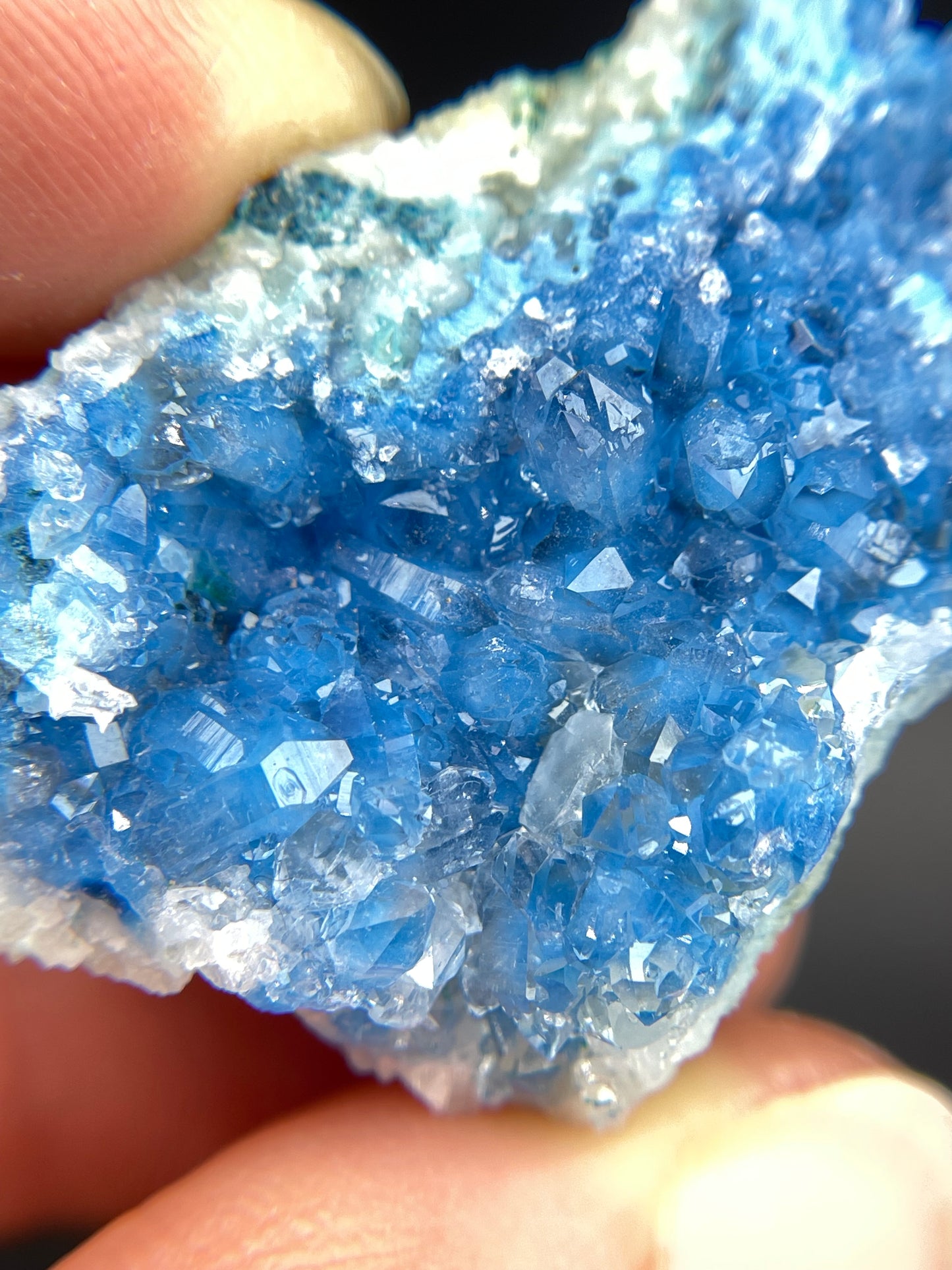 Shattuckite in Quartz, Kunene Region, Namibia