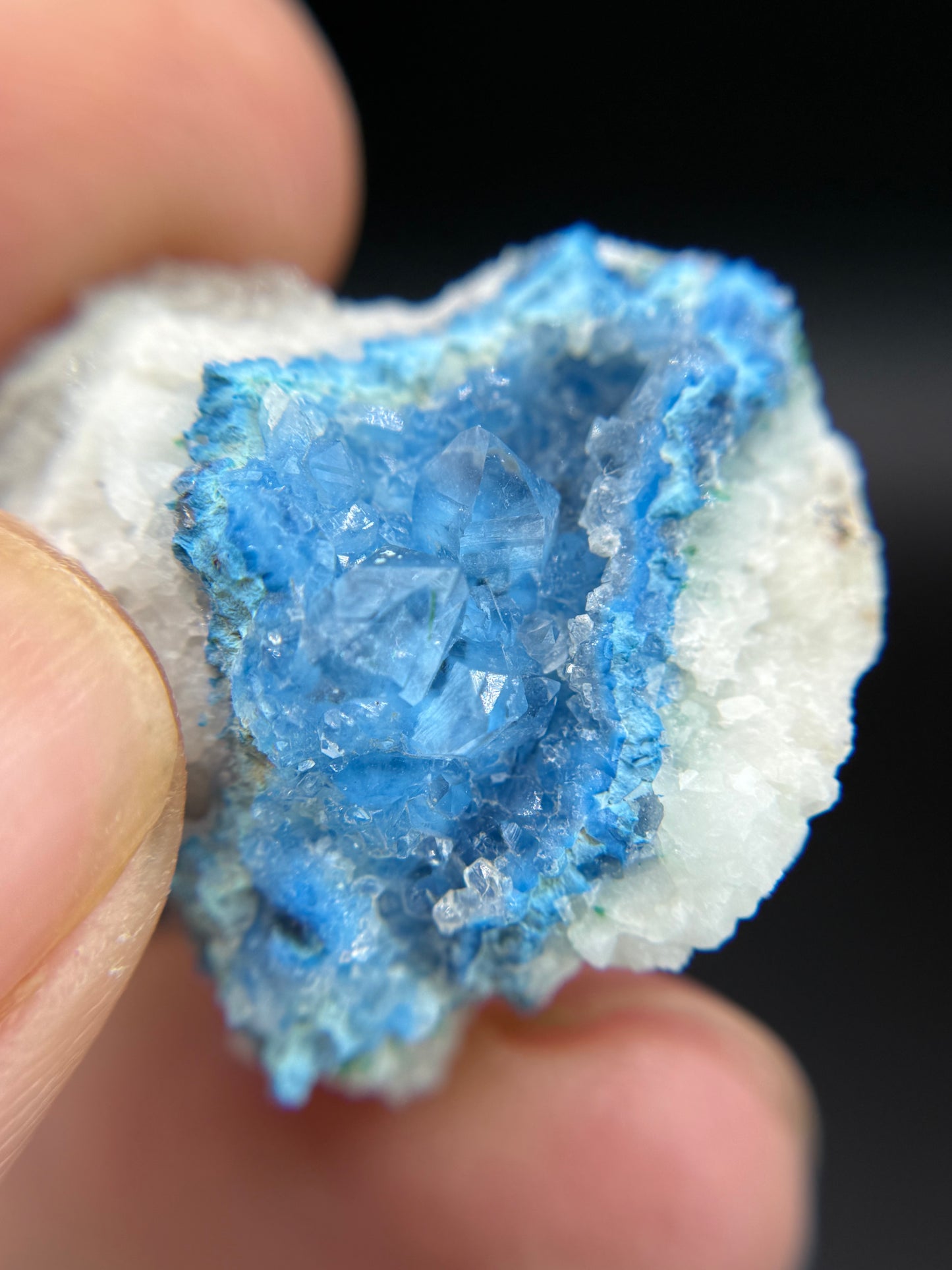Shattuckite and Quartz, Kunene Region, Namibia