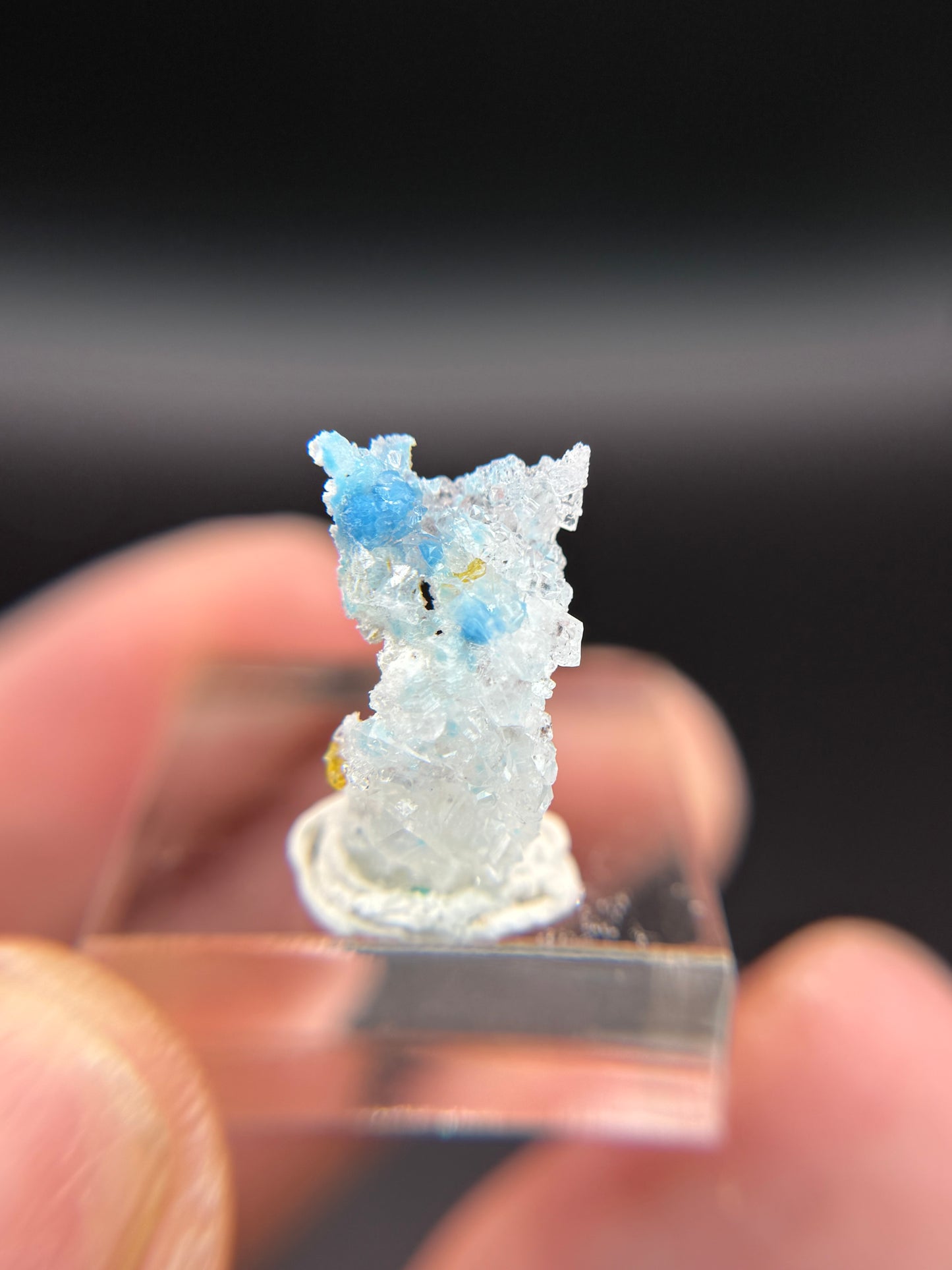 Shattuckite in Quartz, Kunene Region, Namibia