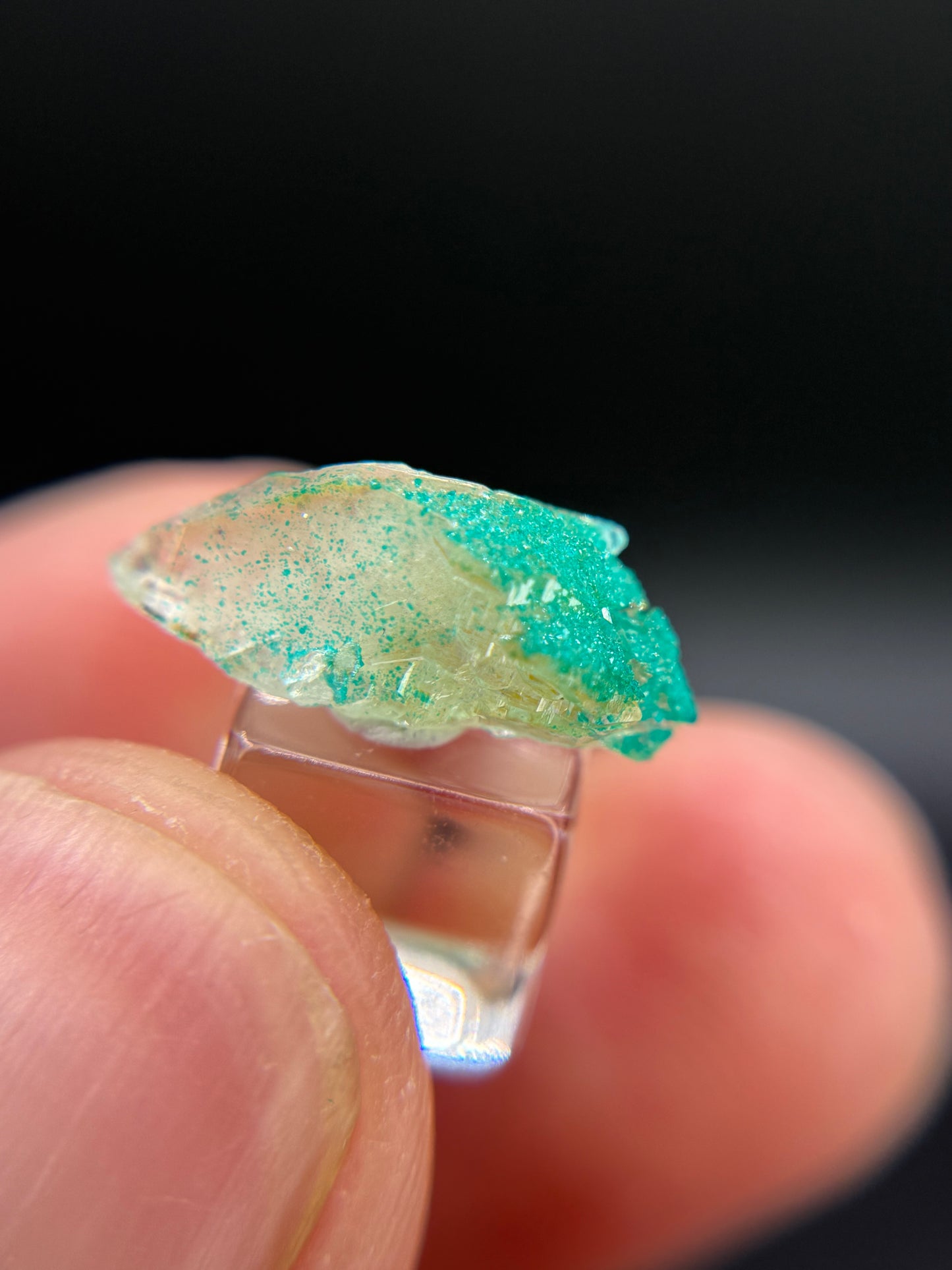 Dioptase and Quartz, Kunene Region, Namibia