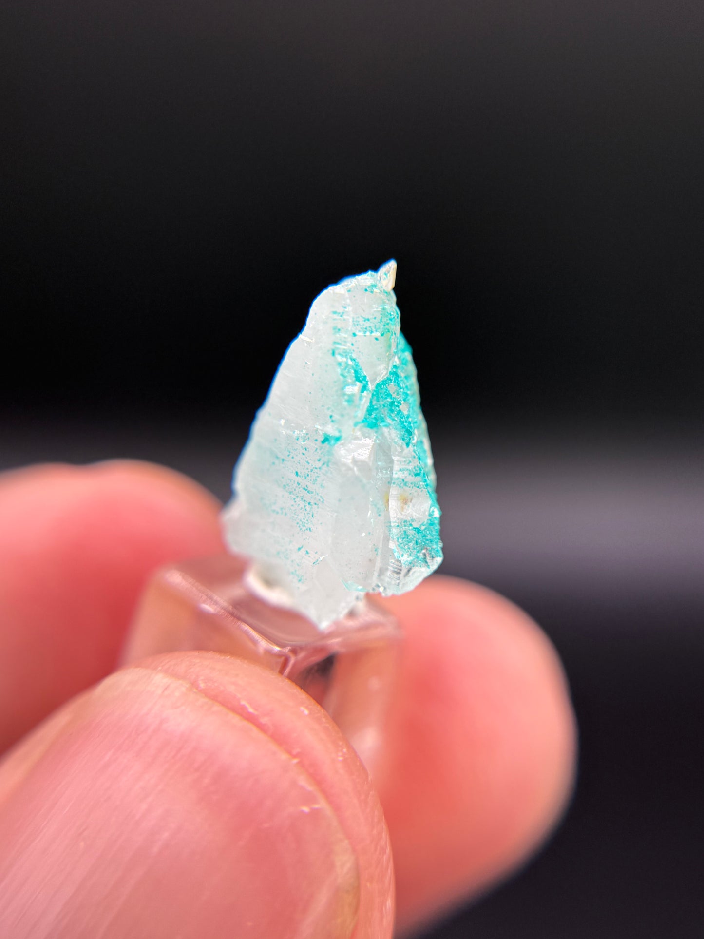 Dioptase and Quartz, Kunene Region, Namibia