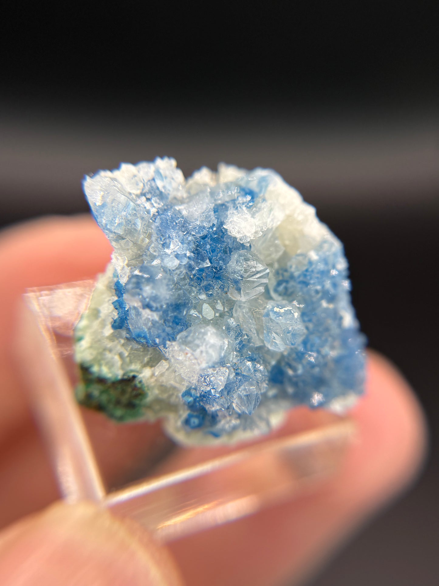 Shattuckite in Quartz, Kunene Region, Namibia