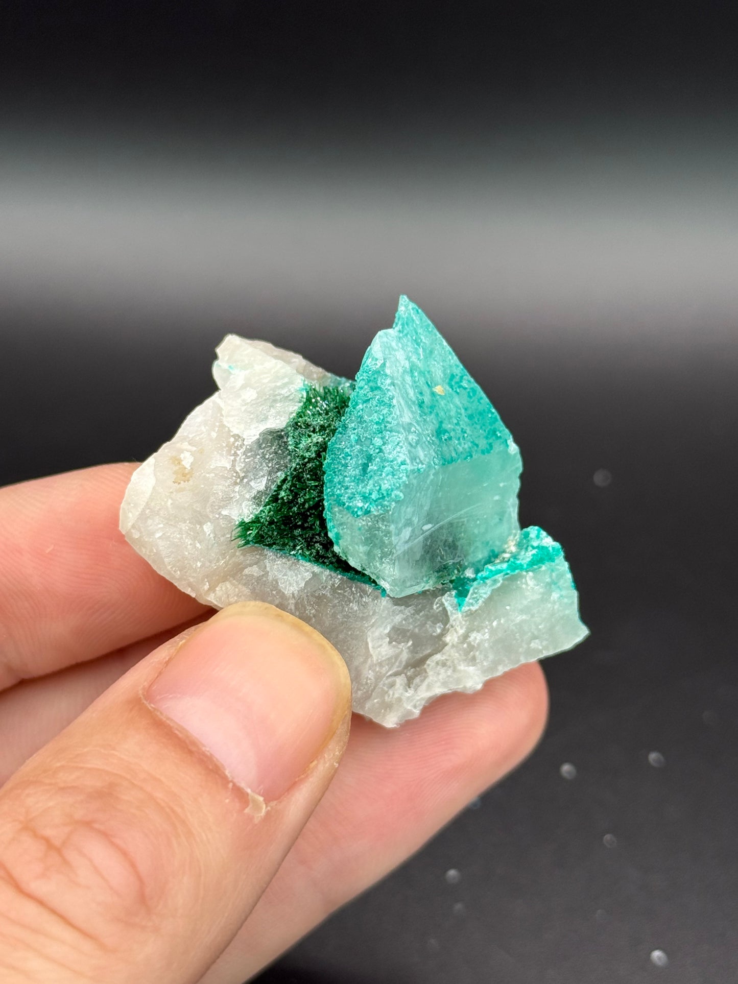 Dioptase, Malachite and Quartz, Kunene Region, Namibia