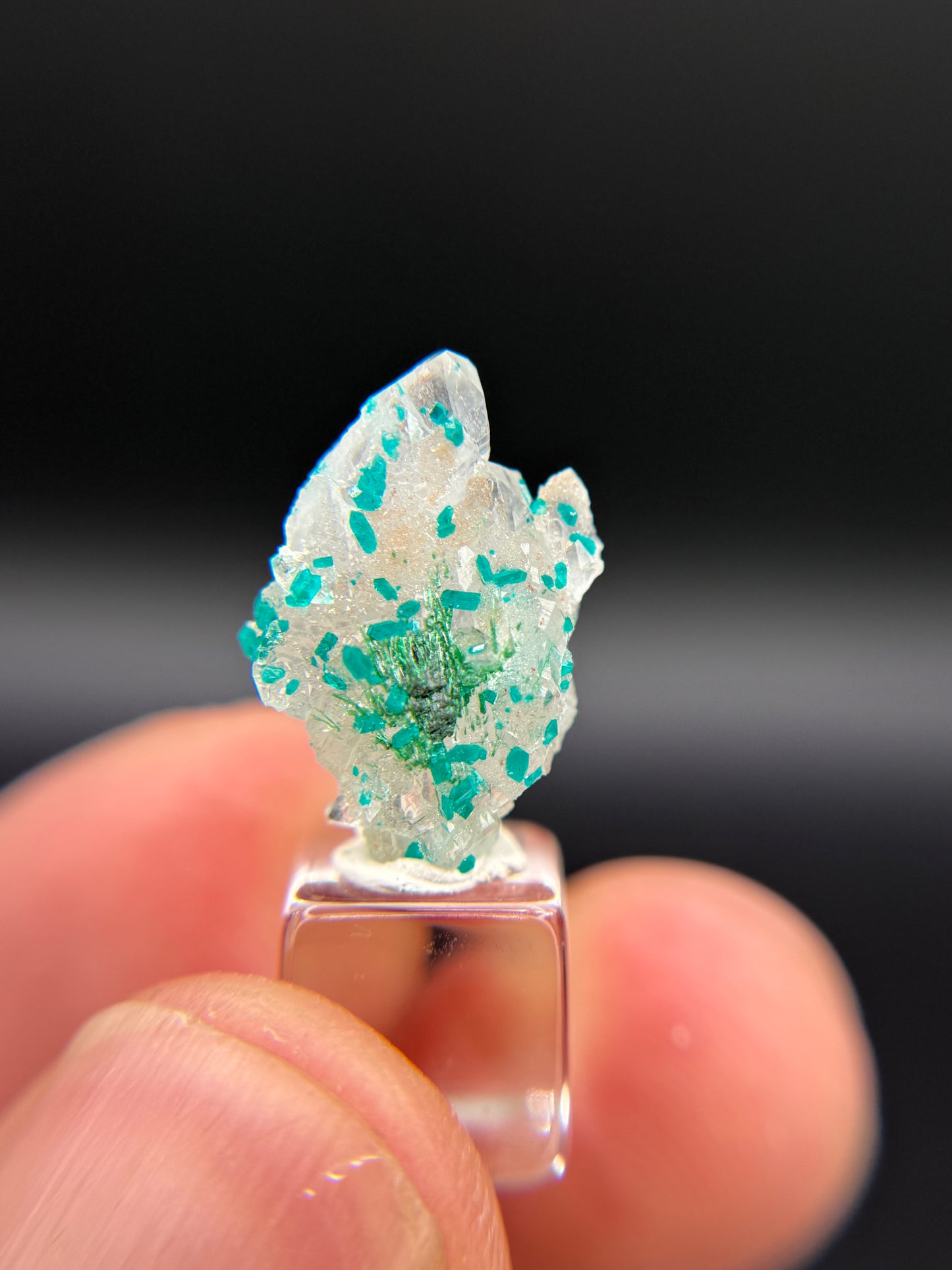 Malachite, Dioptase and Quartz, Kunene Region, Namibia
