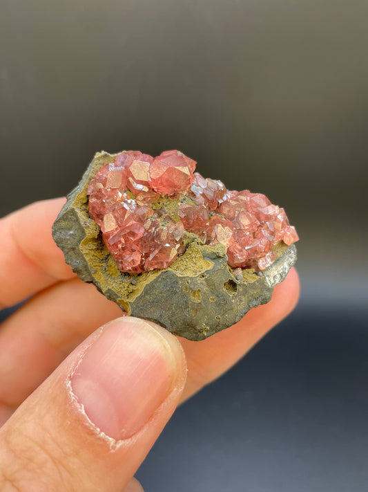 Rhodochrosite, 10th Level Silicate Ore Body, Potosi Mine, Santa Eulalia, Chihuahua, Mexico