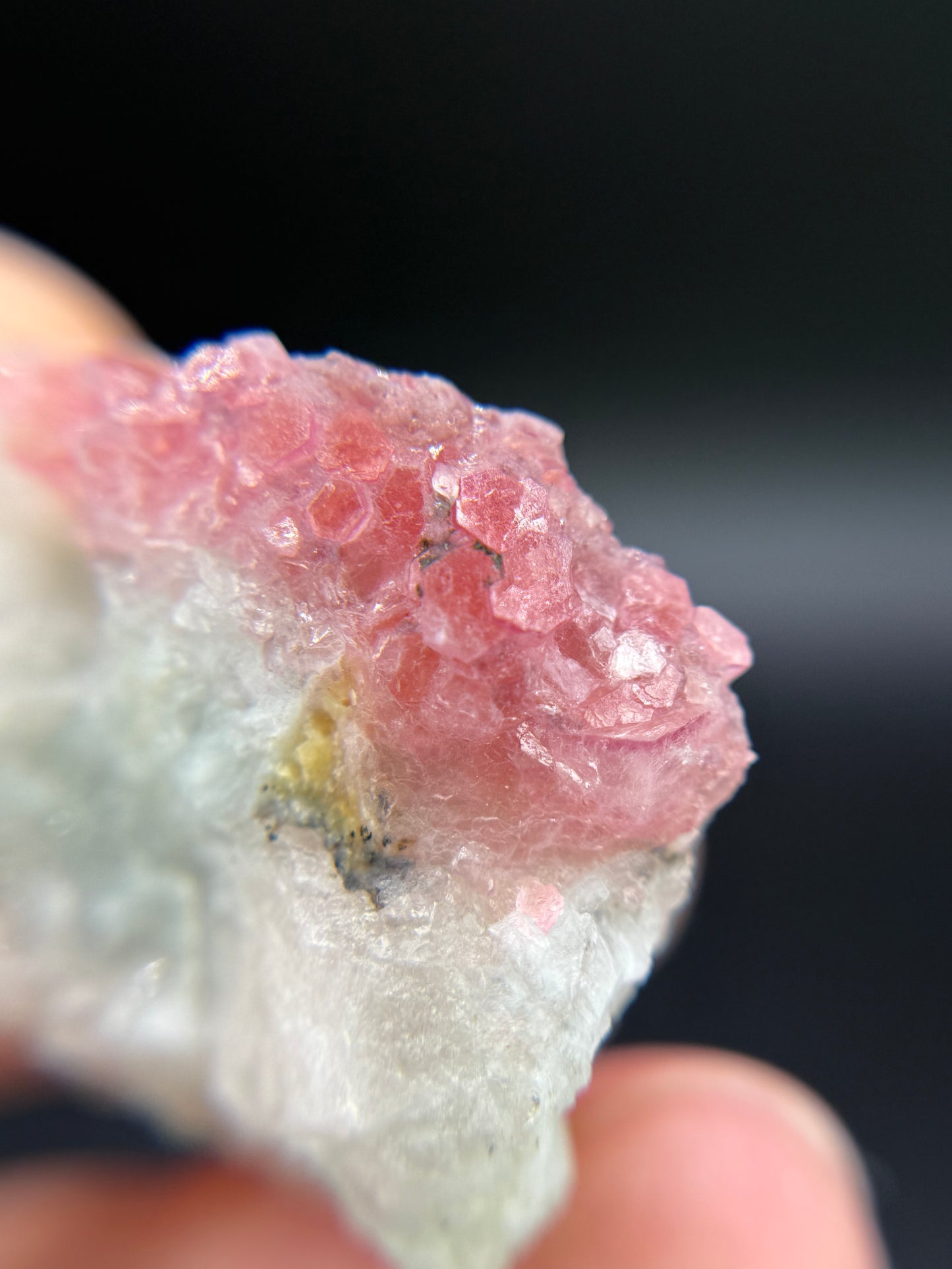 Pezzottaite on Microcline, Ambavaloza village, Antsirabe, Madagascar