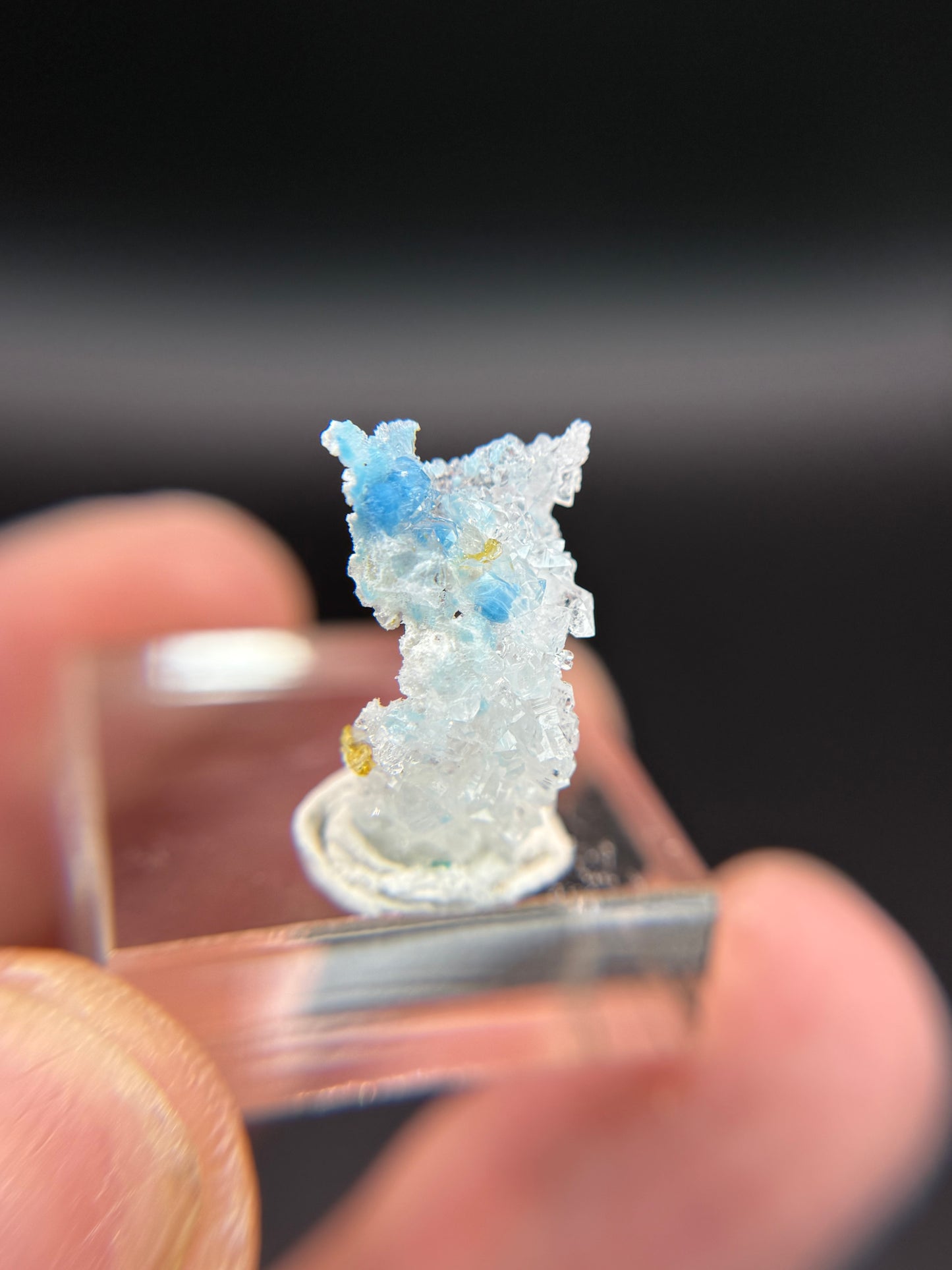 Shattuckite in Quartz, Kunene Region, Namibia