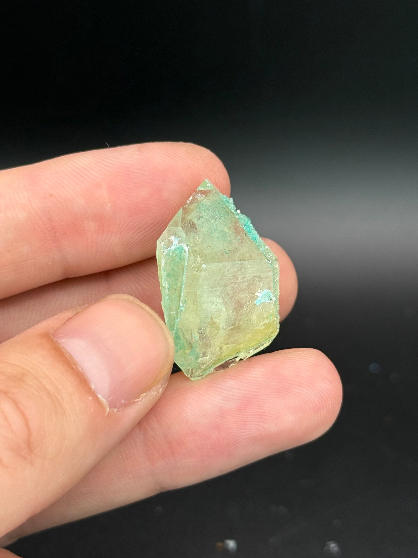 Dioptase and Quartz, Kunene Region, Namibia