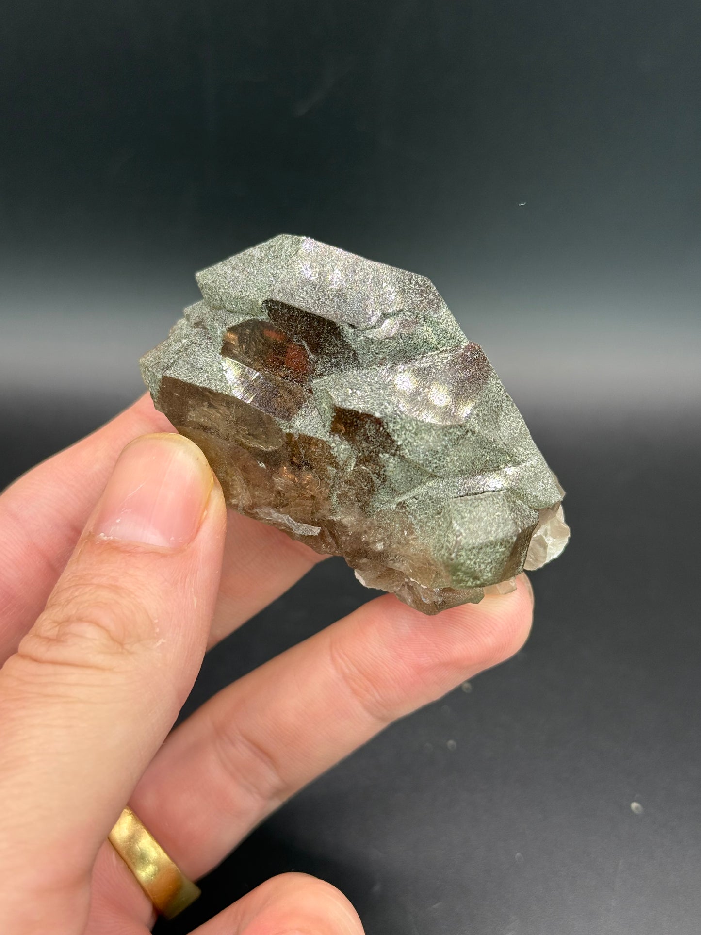 Gwindel Smoky Quartz, Val Cavrein, Disentis, Grisons, Switzerland