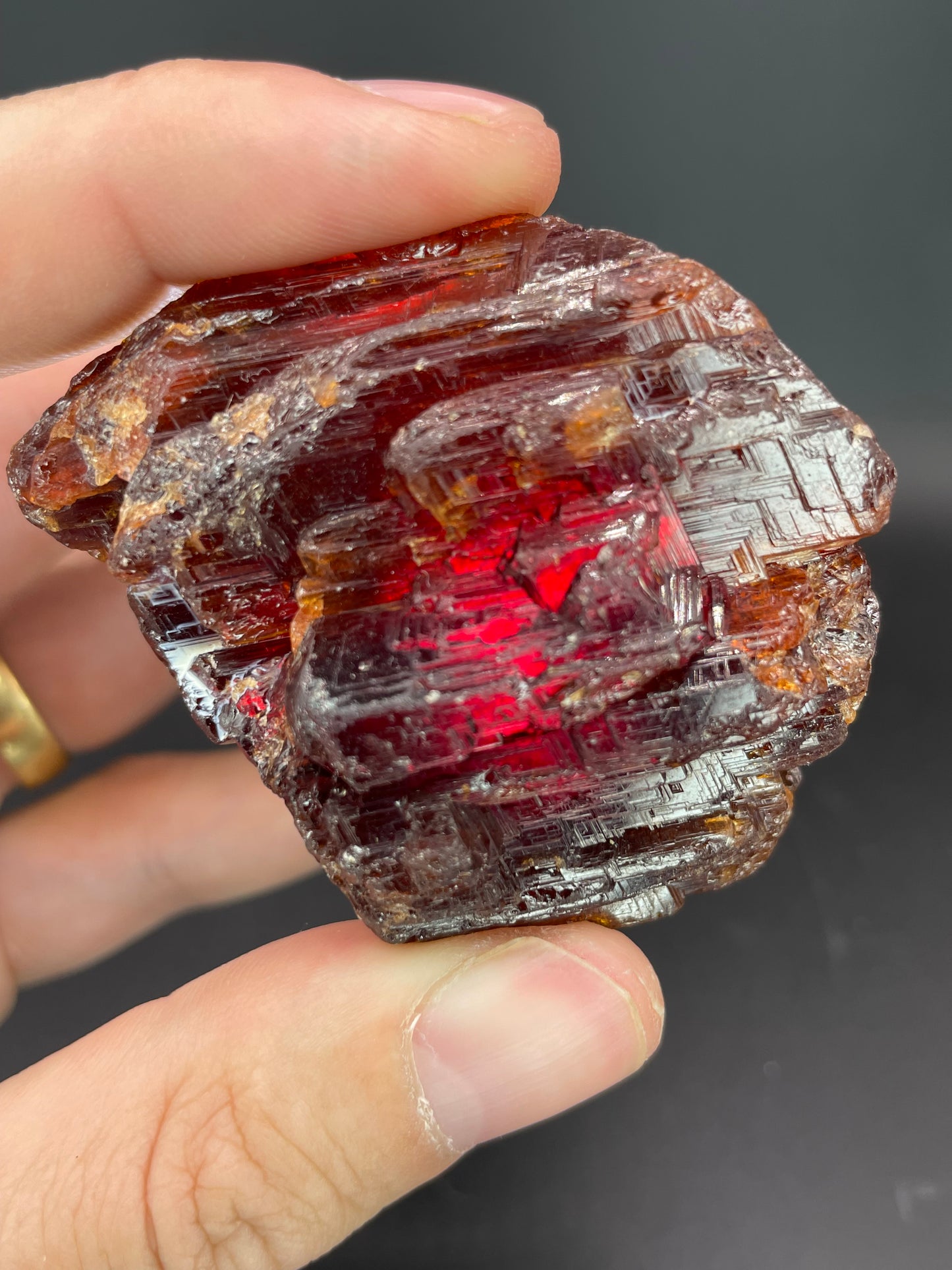 Spessartine, Komu Mine, Oyo State, Nigeria