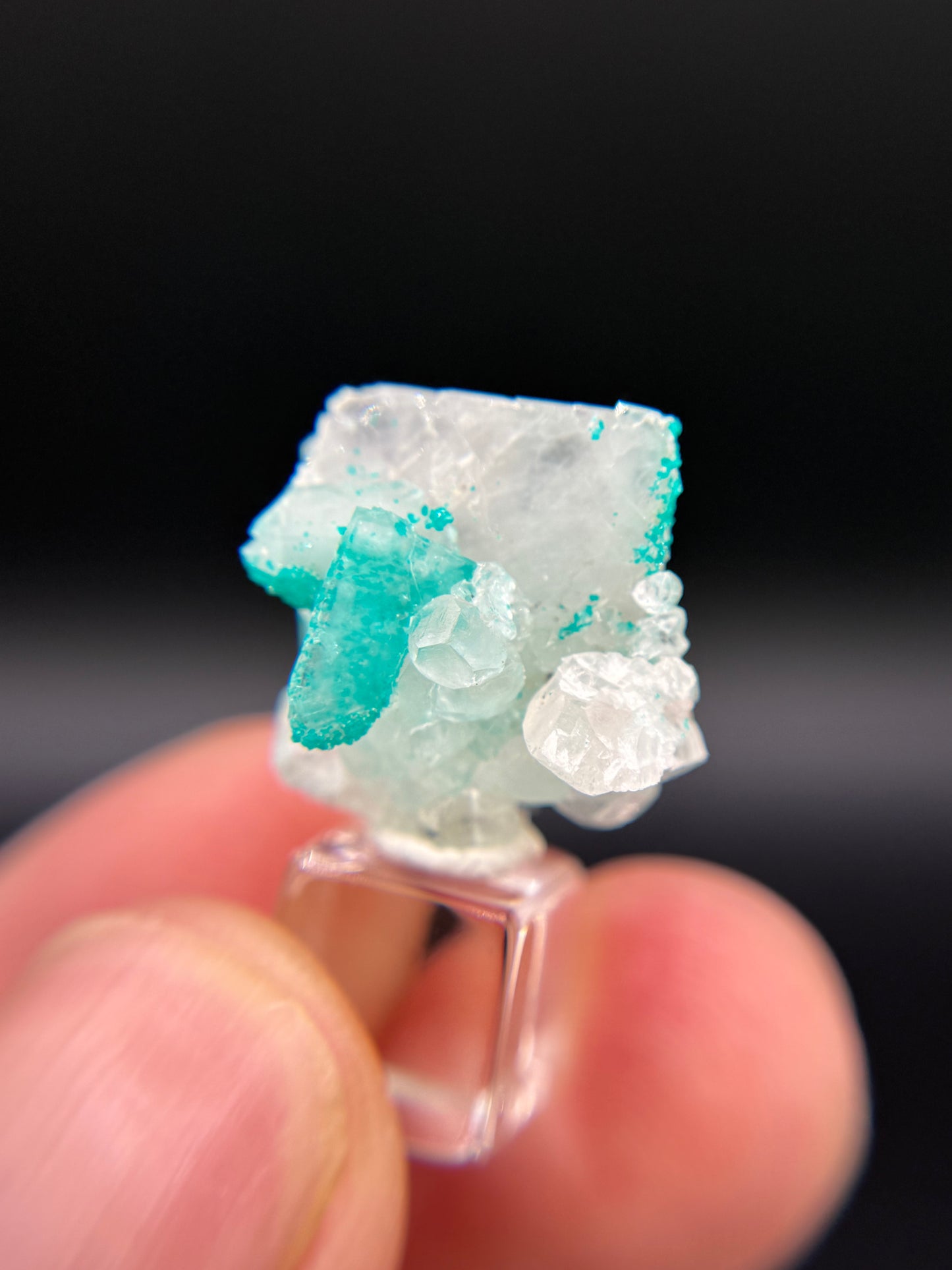 Dioptase and Quartz, Kunene Region, Namibia